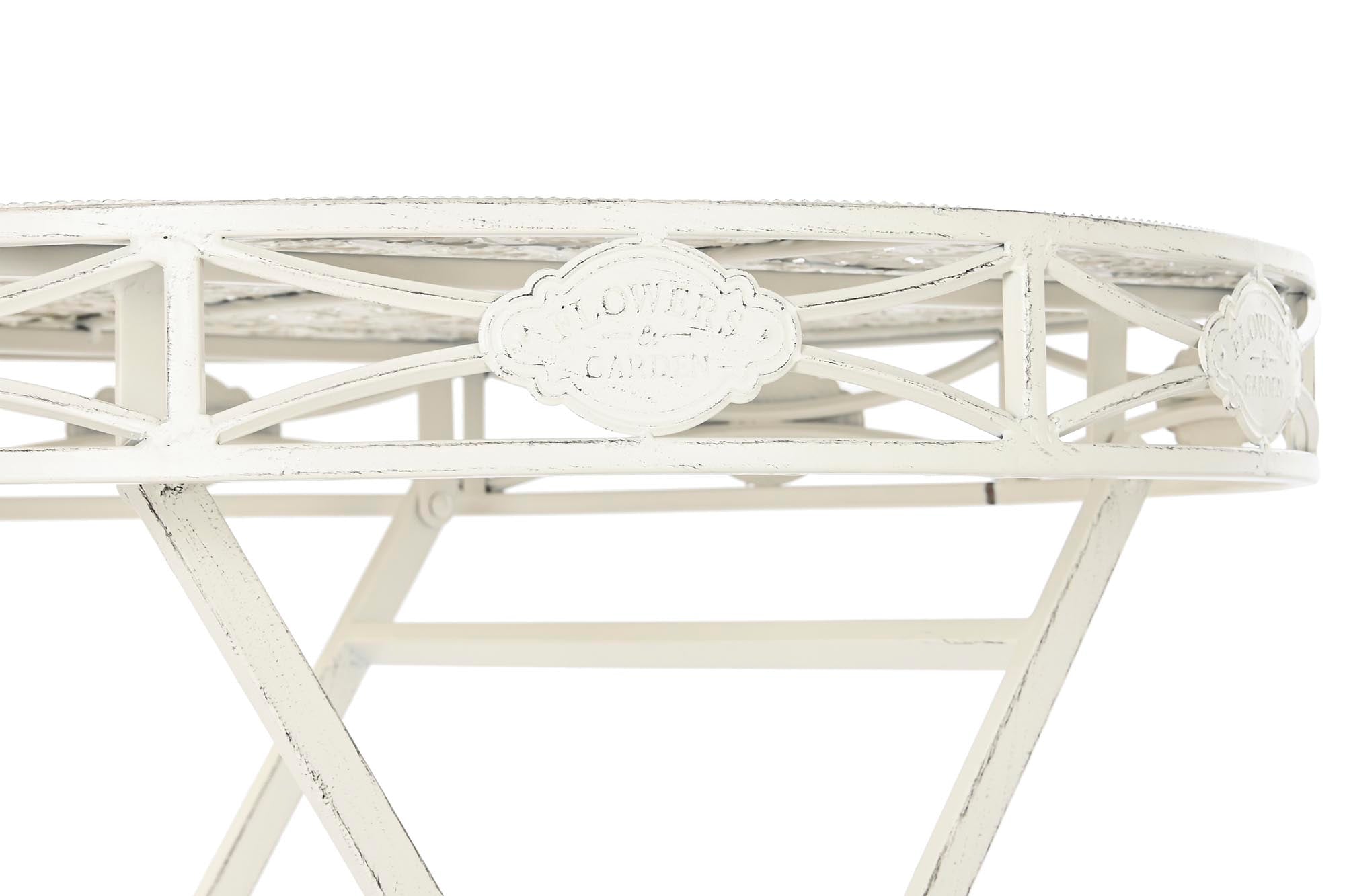 Mesa de Jantar de Metal 70X70X73 5,00 Branca