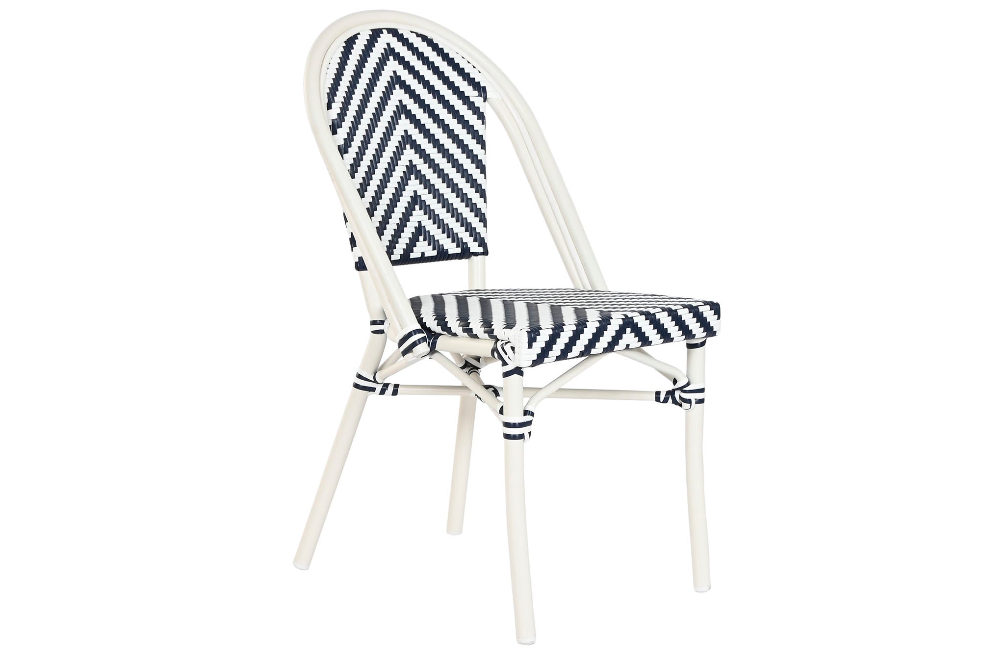 Synthetic Rattan Aluminum Chair 47x58x88 Blue