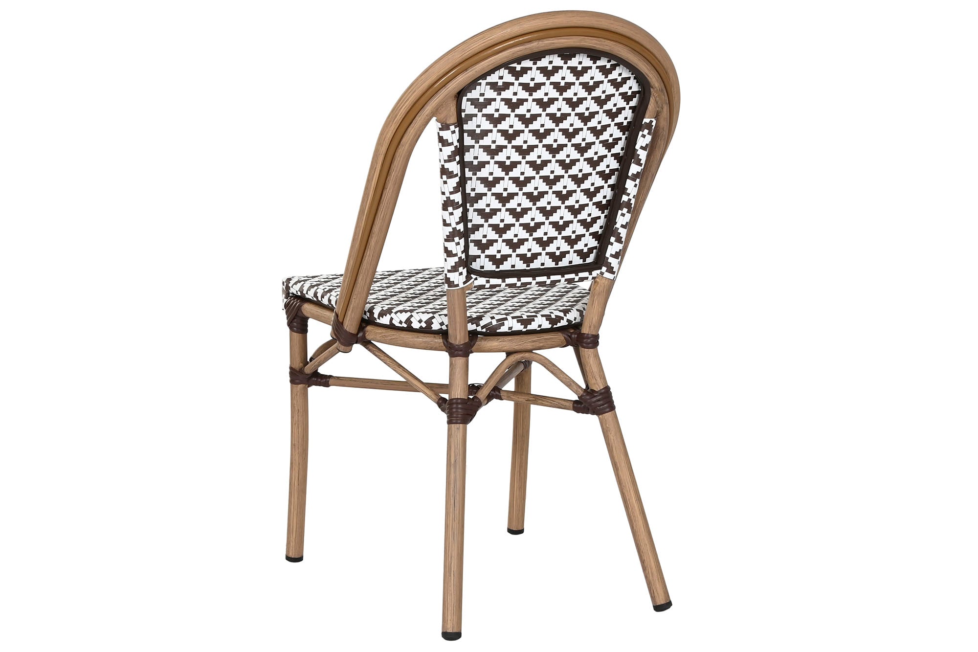 Synthetic Rattan Aluminum Chair 46X57X88 Brown