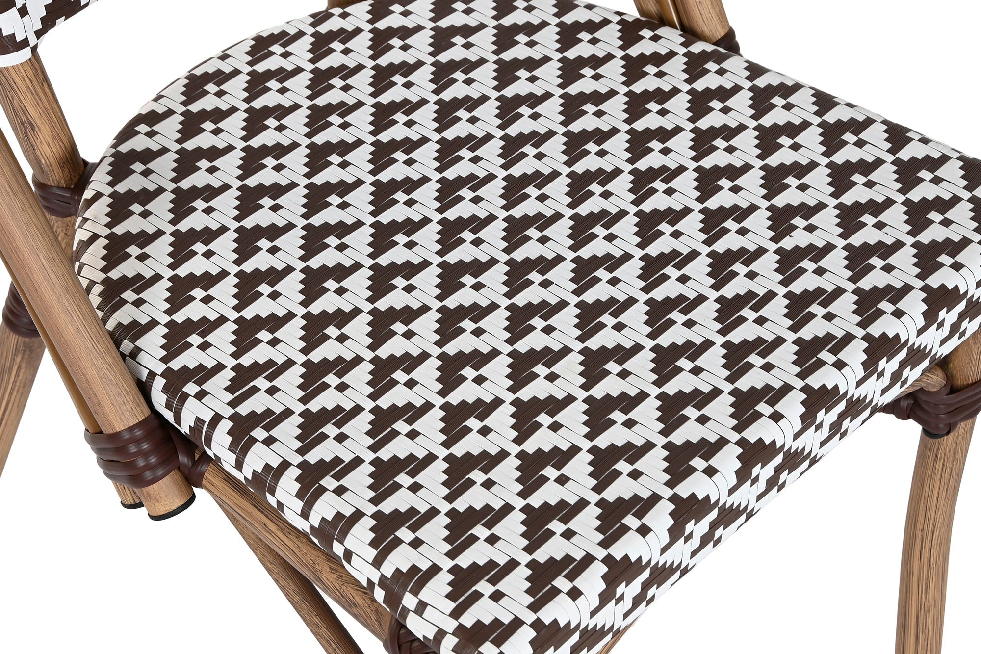 Synthetic Rattan Aluminum Chair 46X57X88 Brown