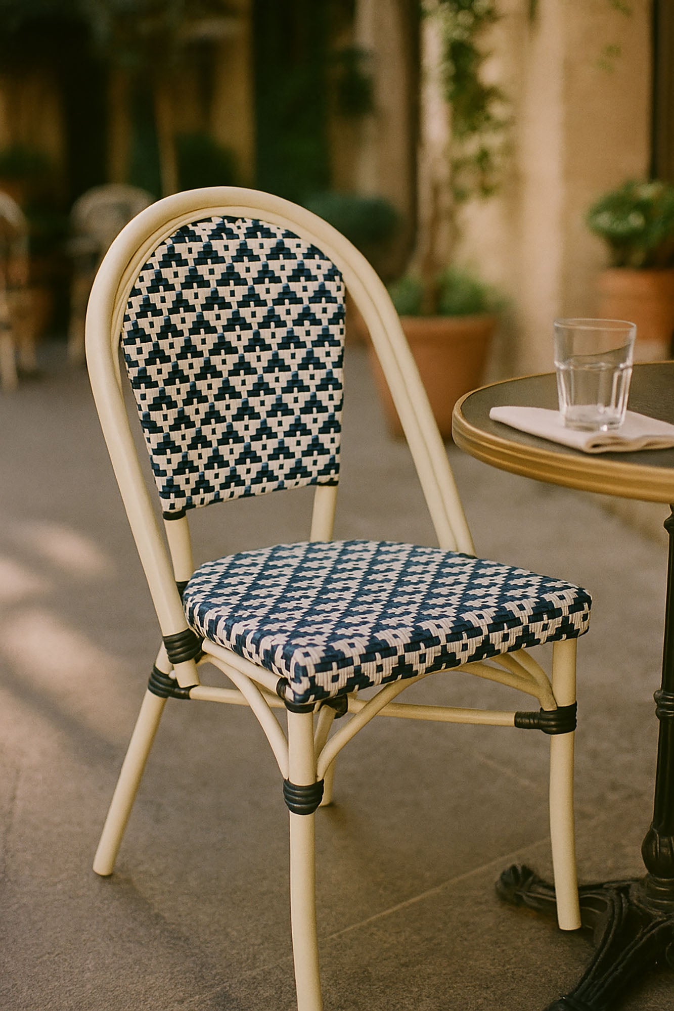 Aluminum Textilene Chair 46X57X88 Blue
