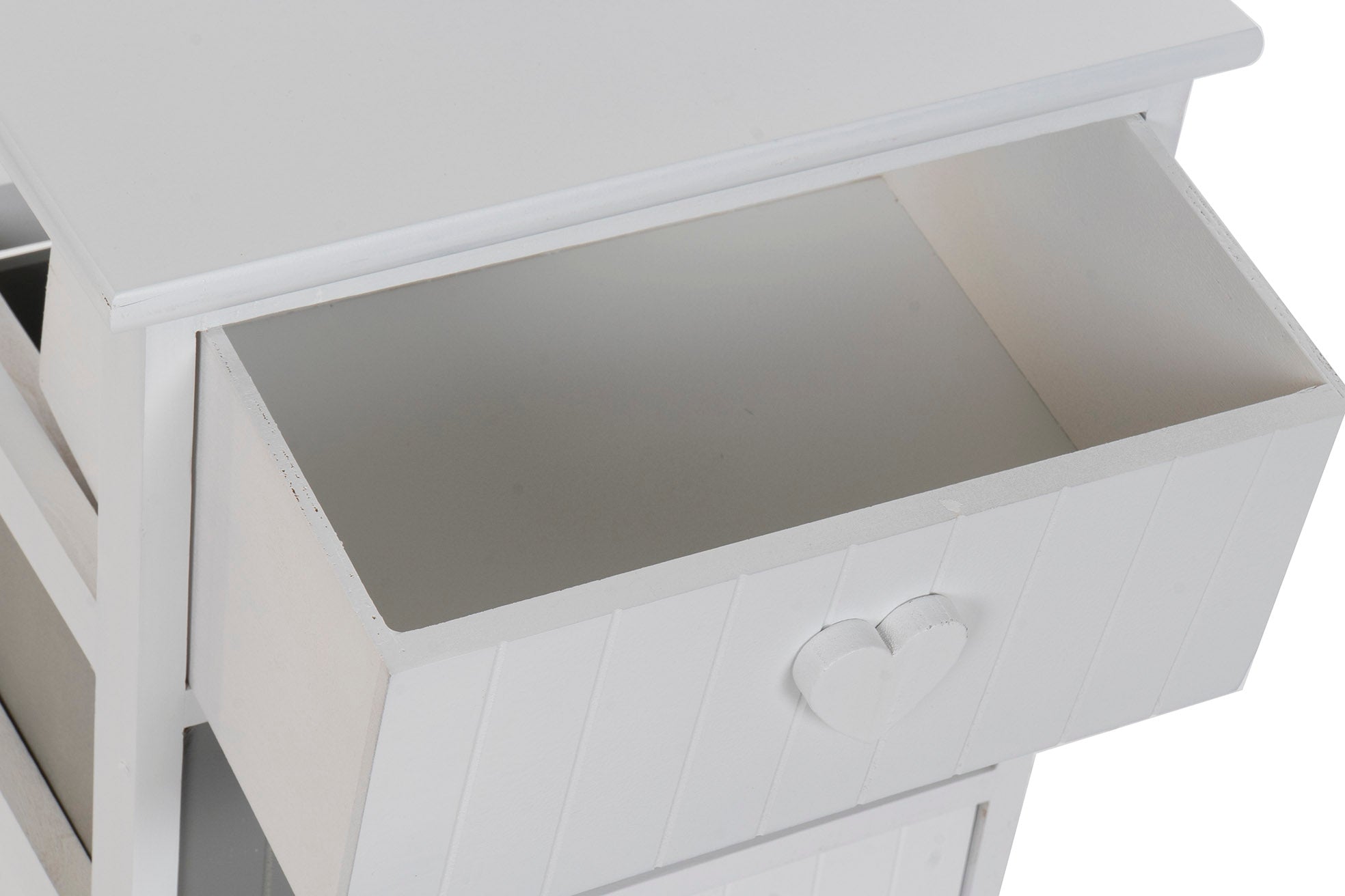 Cajonera Paulownia 40X29X58 Corazon Blanco