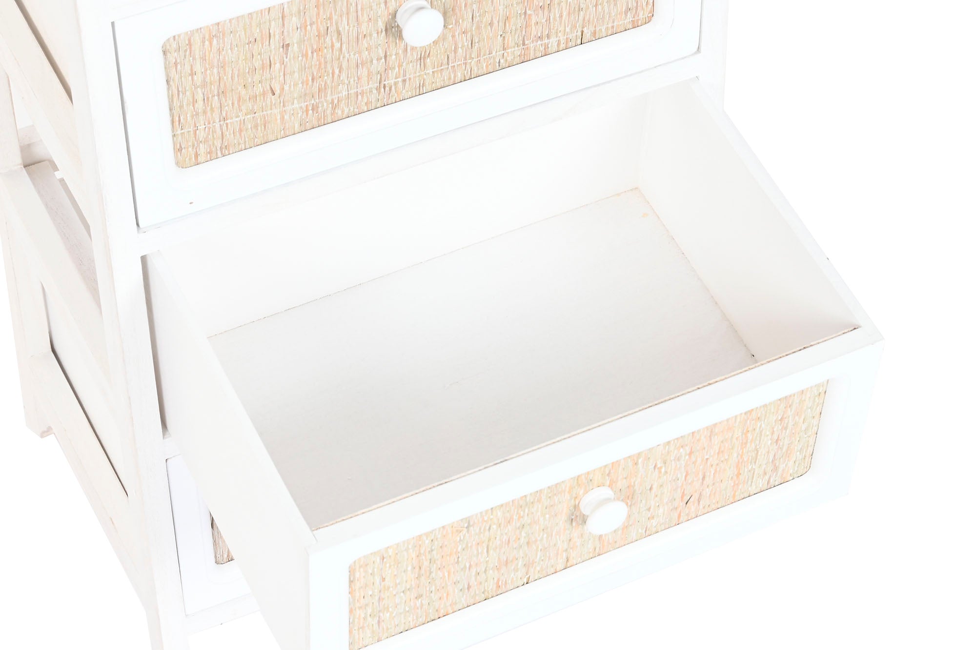 Cajonera Paulownia Seagrass 40X29X73 50 Decape