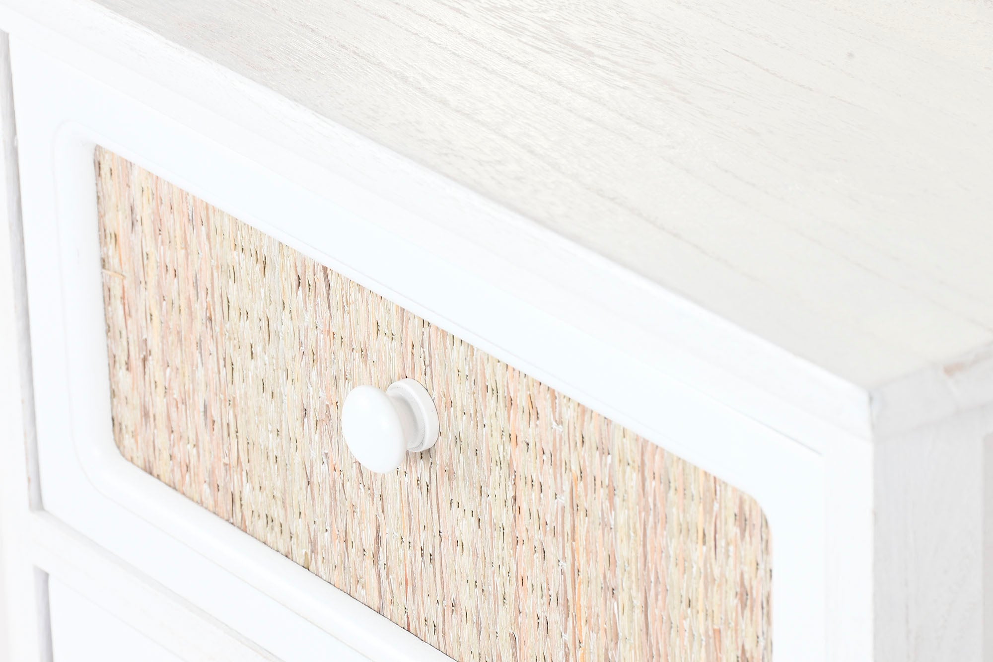 Cajonera Paulownia Seagrass 40X29X73 50 Decape