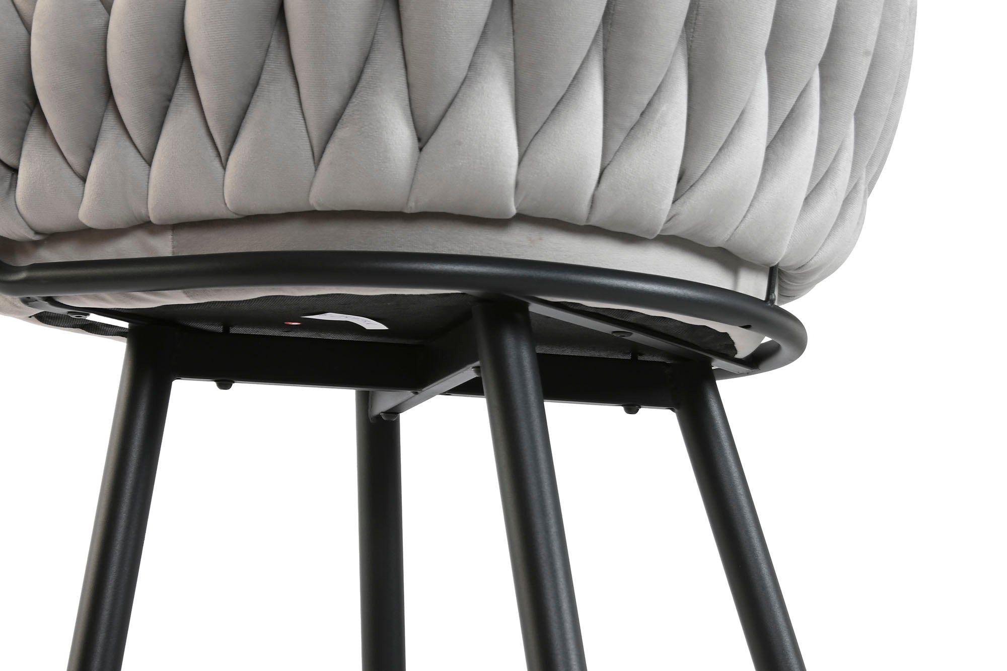 Taburete Poliester Metal 58X53X101 Gris