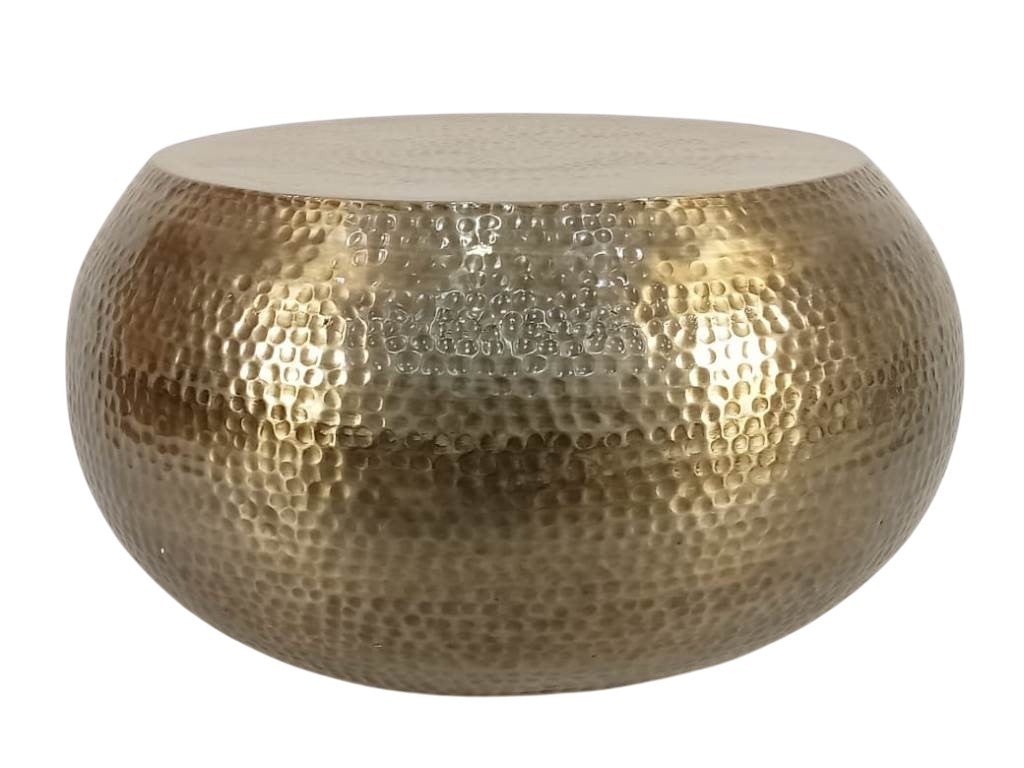 Mesa Centro Aluminio 60X60X30 Dorado