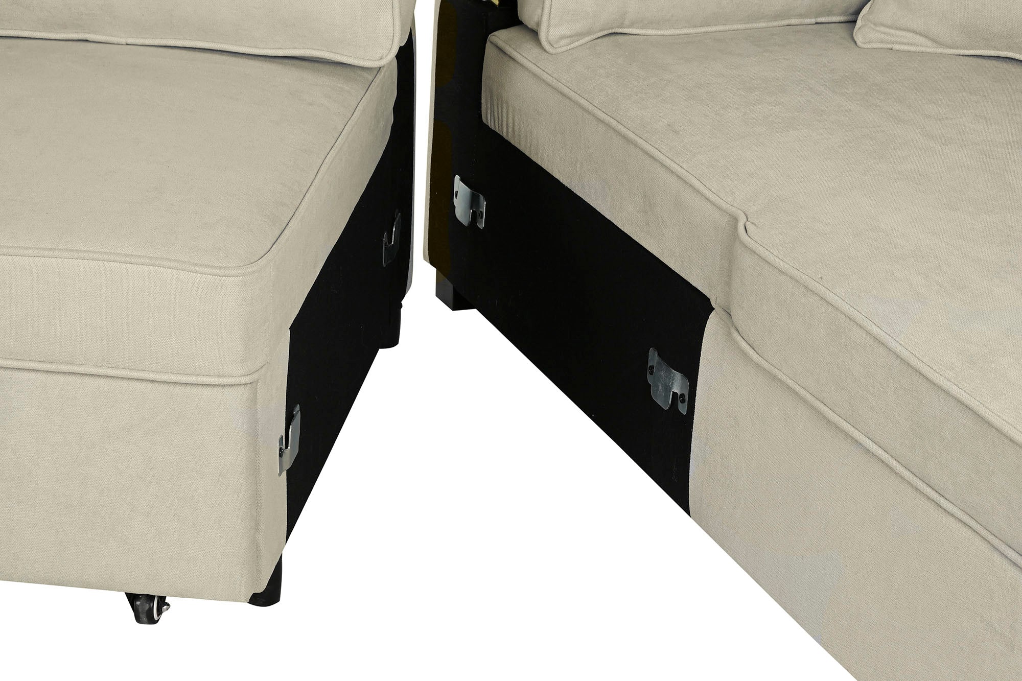 Polyester Sofa Bed 298X154X92 Sand