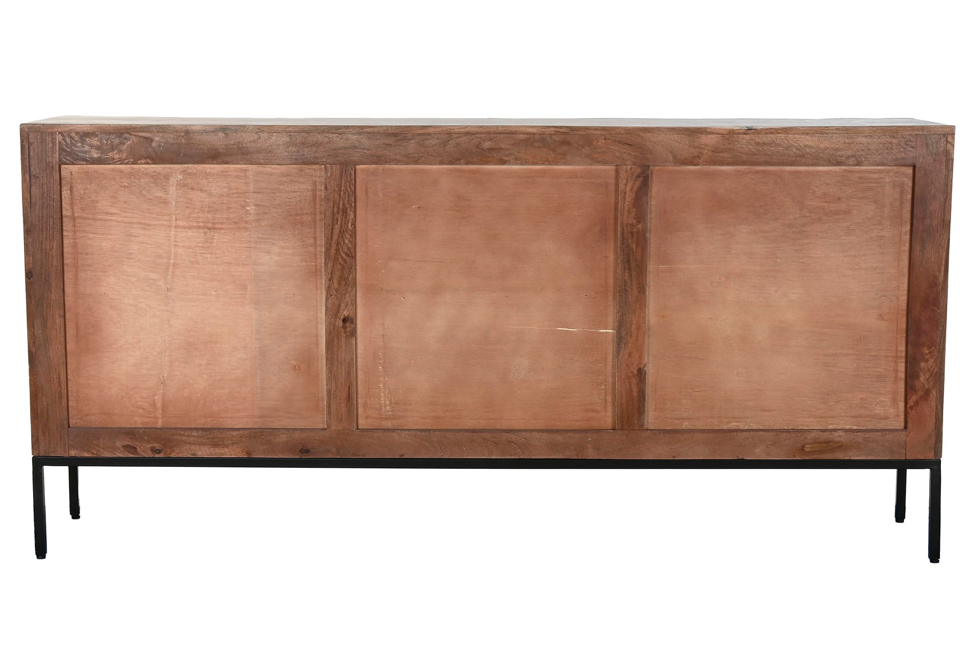 Buffet Mango Metal 180X40X85 Tallado Blanco
