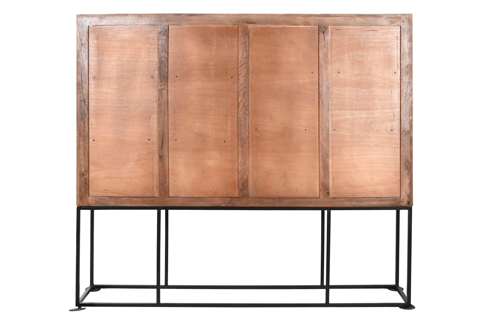 Armario Mango Metal 180X40X160 Tallado Blanco