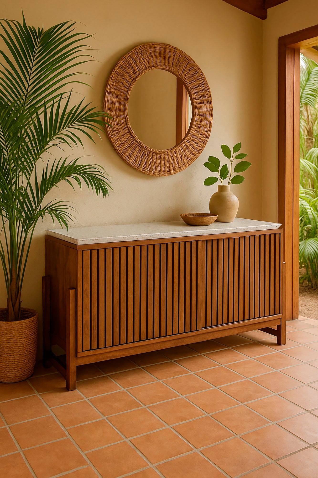 Buffet Acacia Terrazo 146X46X82