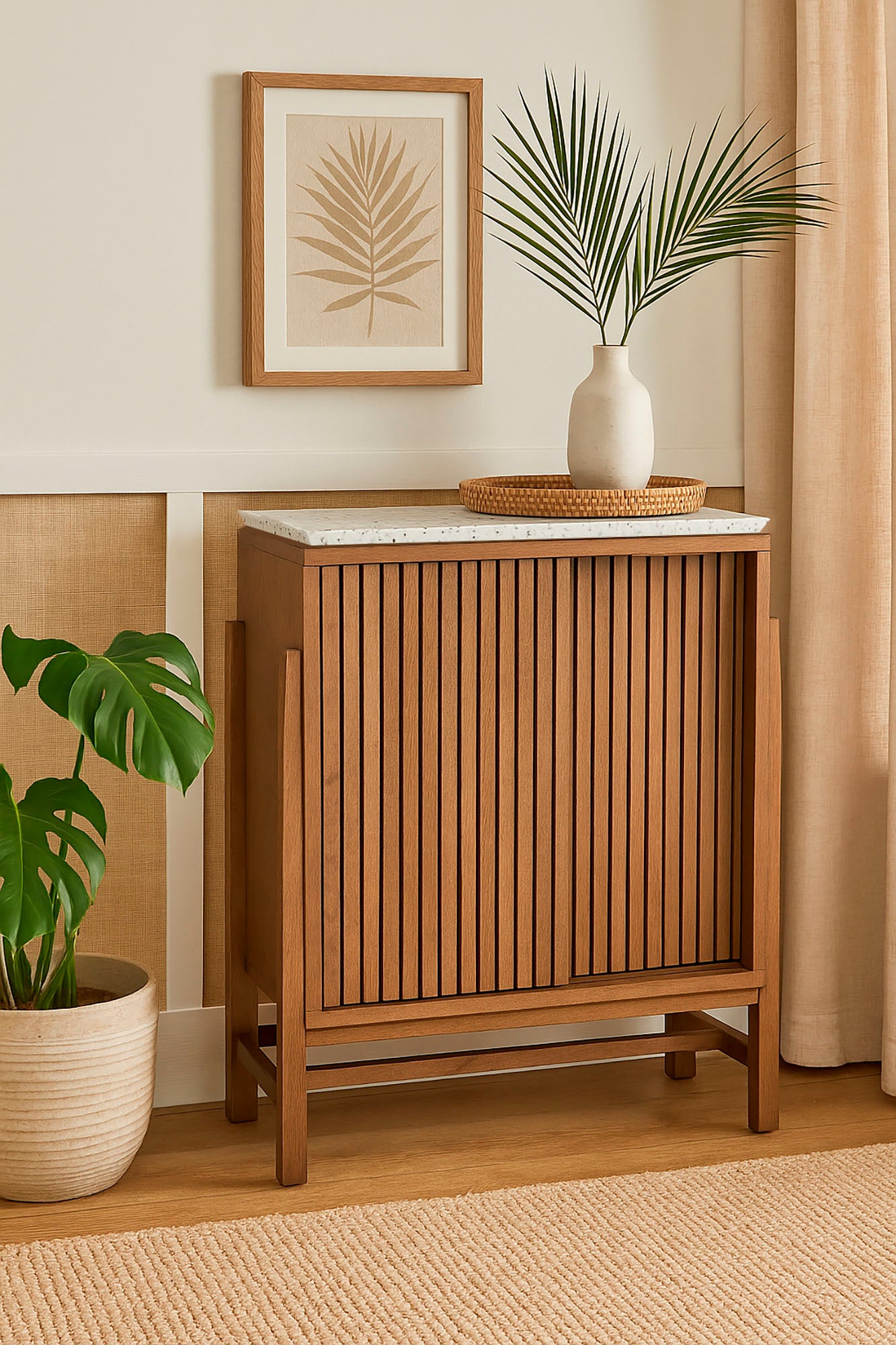 Aparador Acacia Terrazo 80X40X110