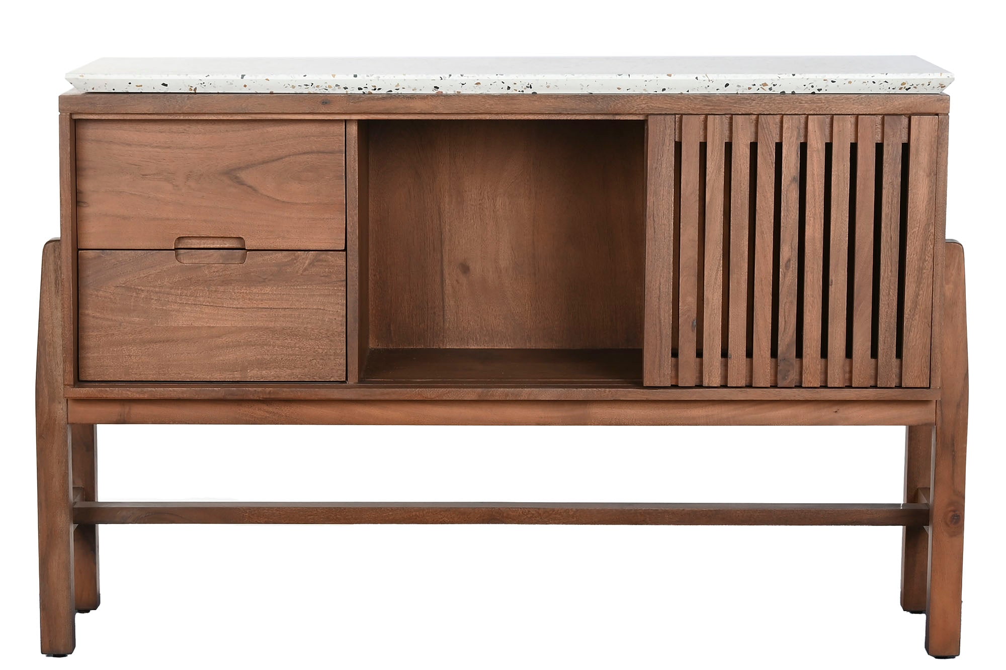 Consola Acacia Terrazo 125X46X92