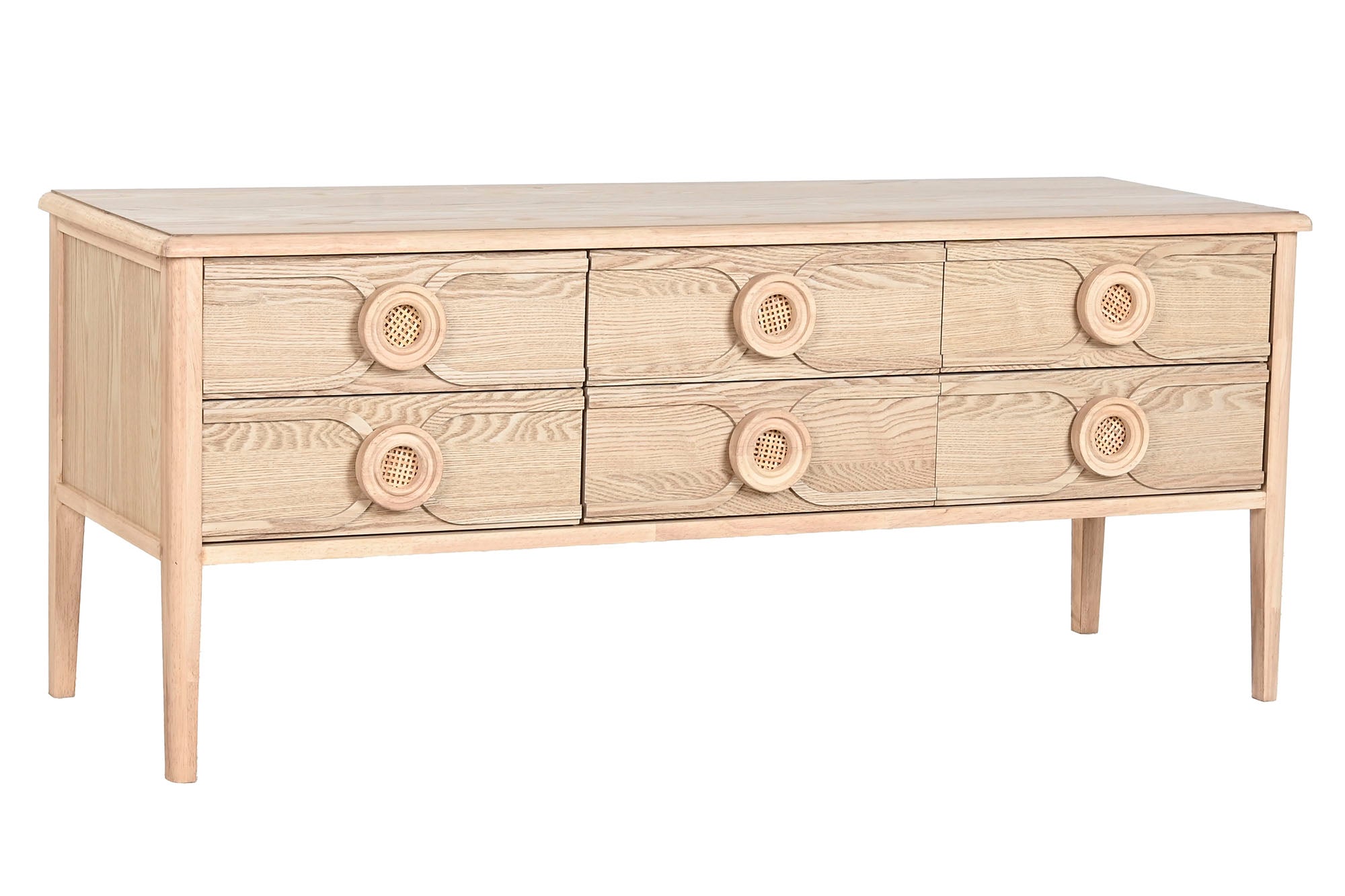 Fir MDF TV Cabinet 120x40x50 Natural