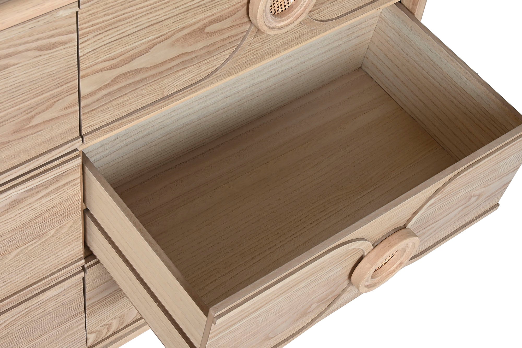Comoda Abeto Mdf 120X40X90 Natural