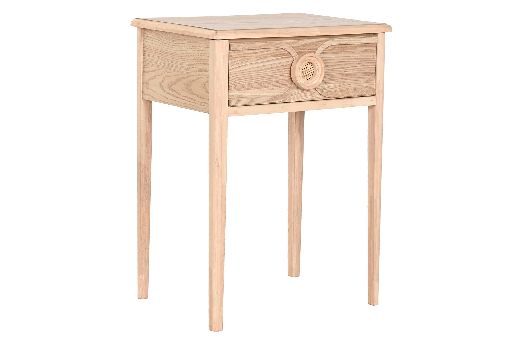 Mesita De Noche Abeto Mdf 48X35X65 Natural