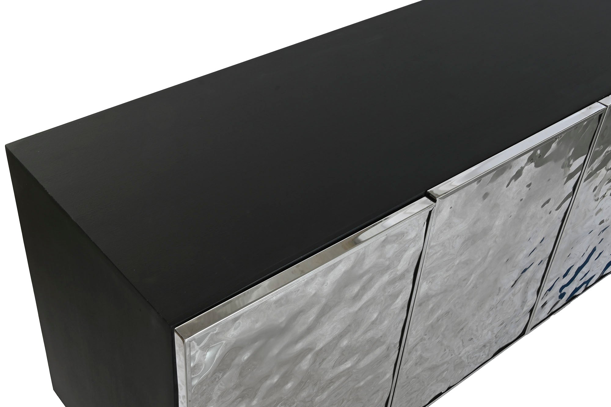 Buffet Metal Acero 151X41X80 Plateado