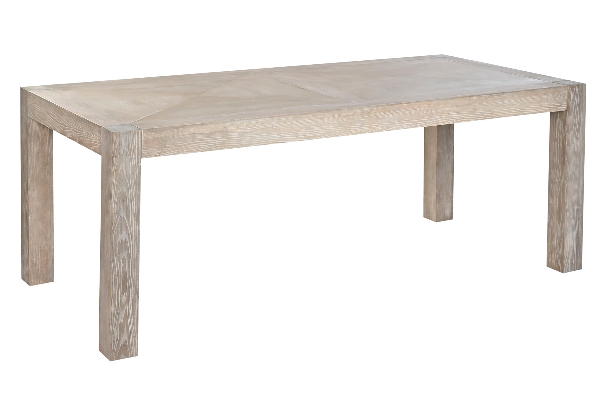 Mesa de Jantar em Madeira de Seringueira 200x95x76