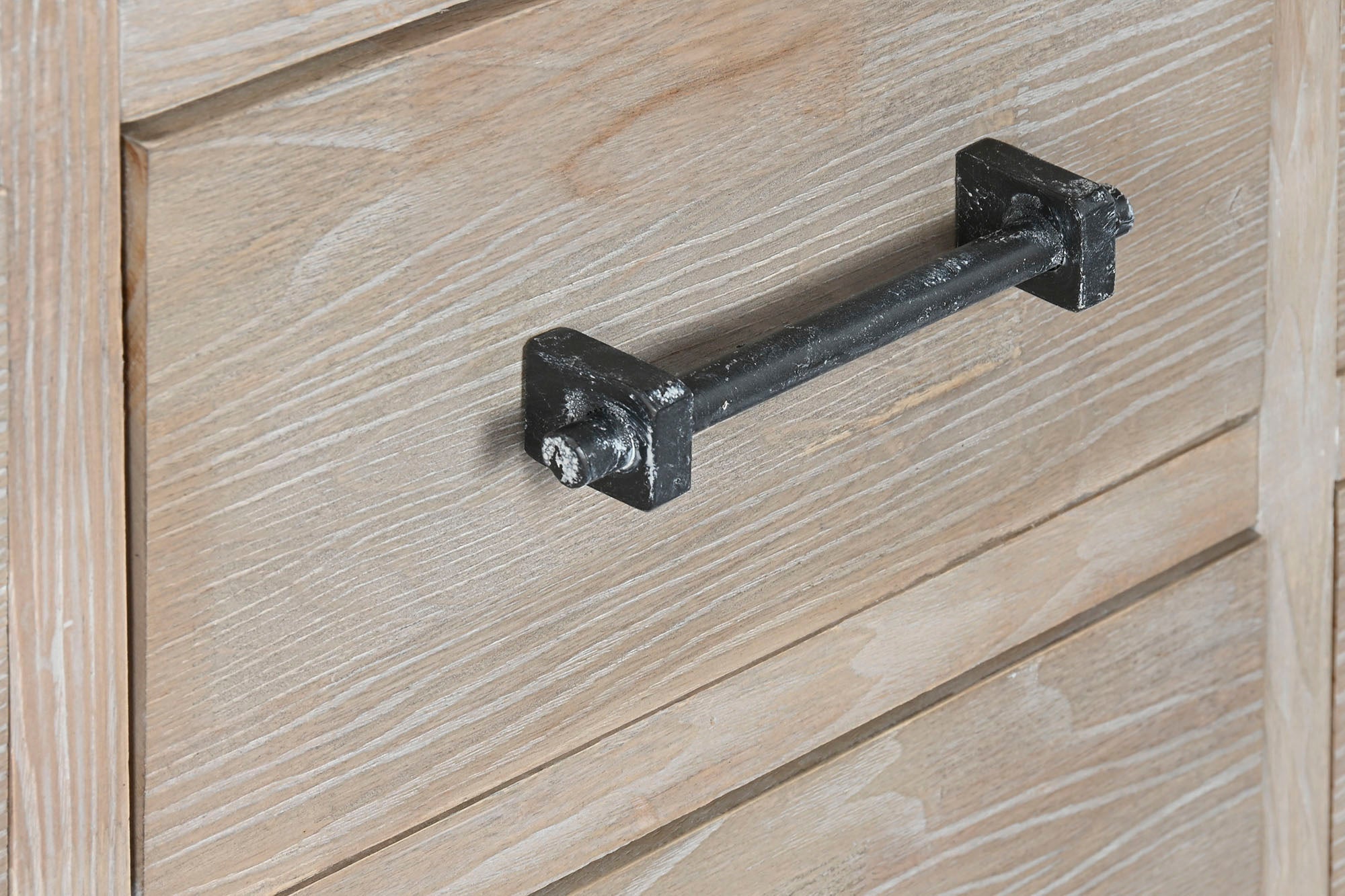 Cômoda Hevea Madeira Metal 170X40X82