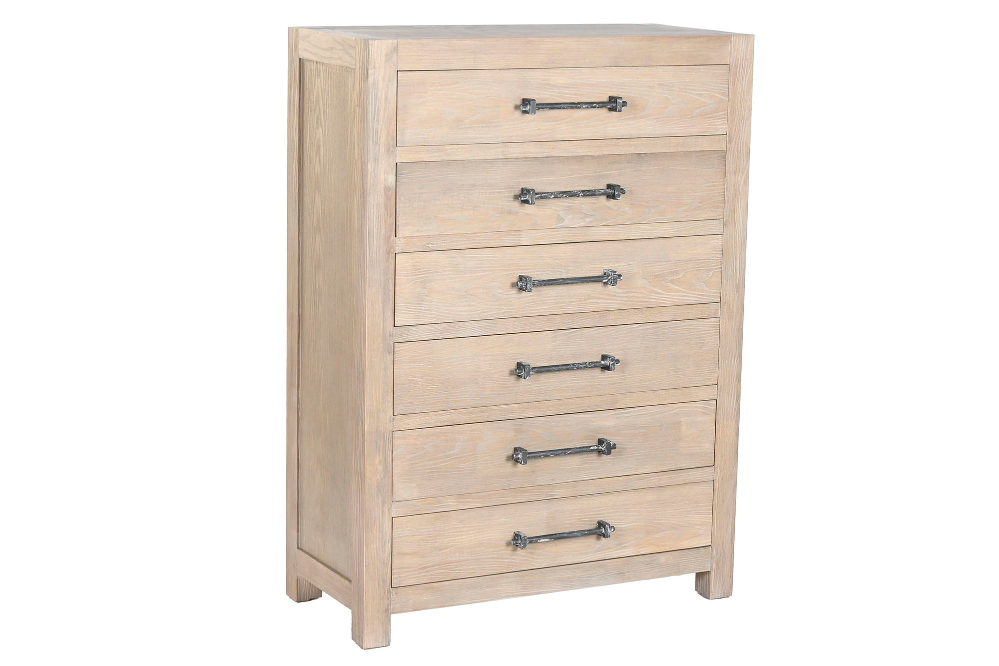 Chifonier Madera De Hevea 88X40X122 Natural