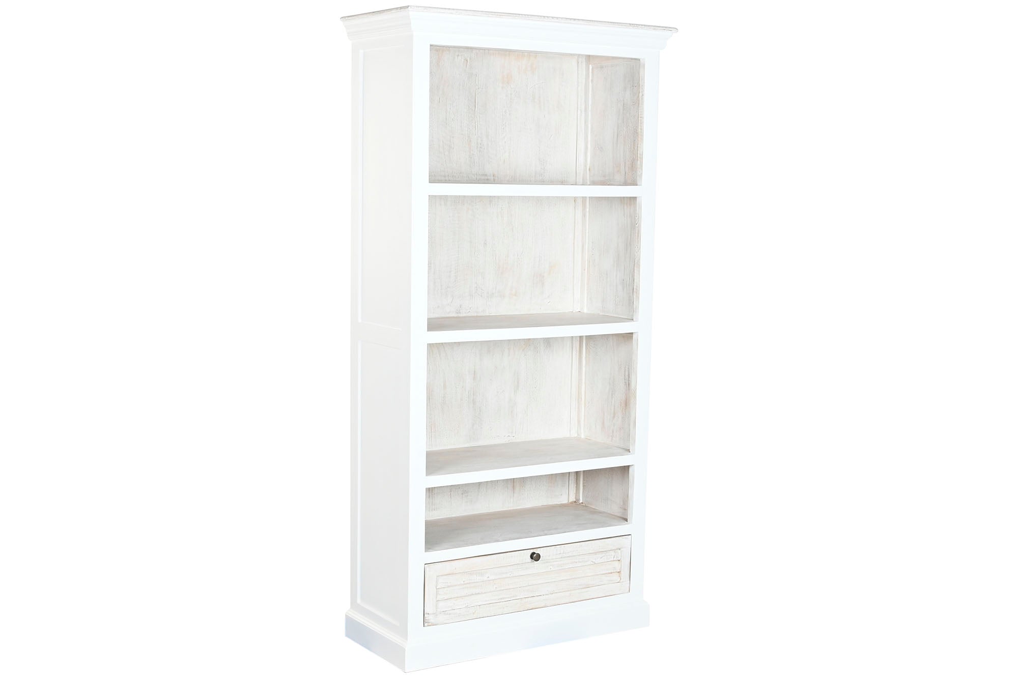 Estanteria Mango 90X40X180 Desgastado Blanco