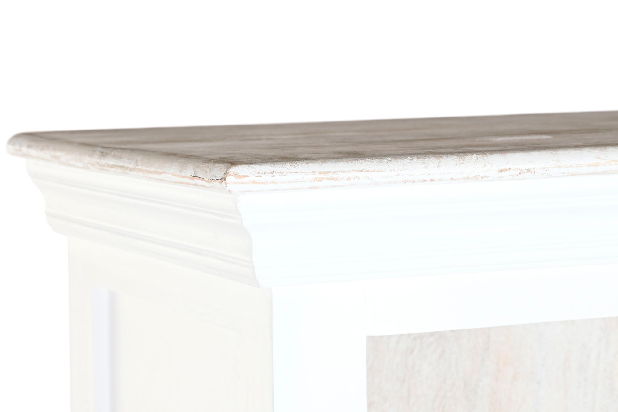 Estanteria Mango 90X40X180 Desgastado Blanco