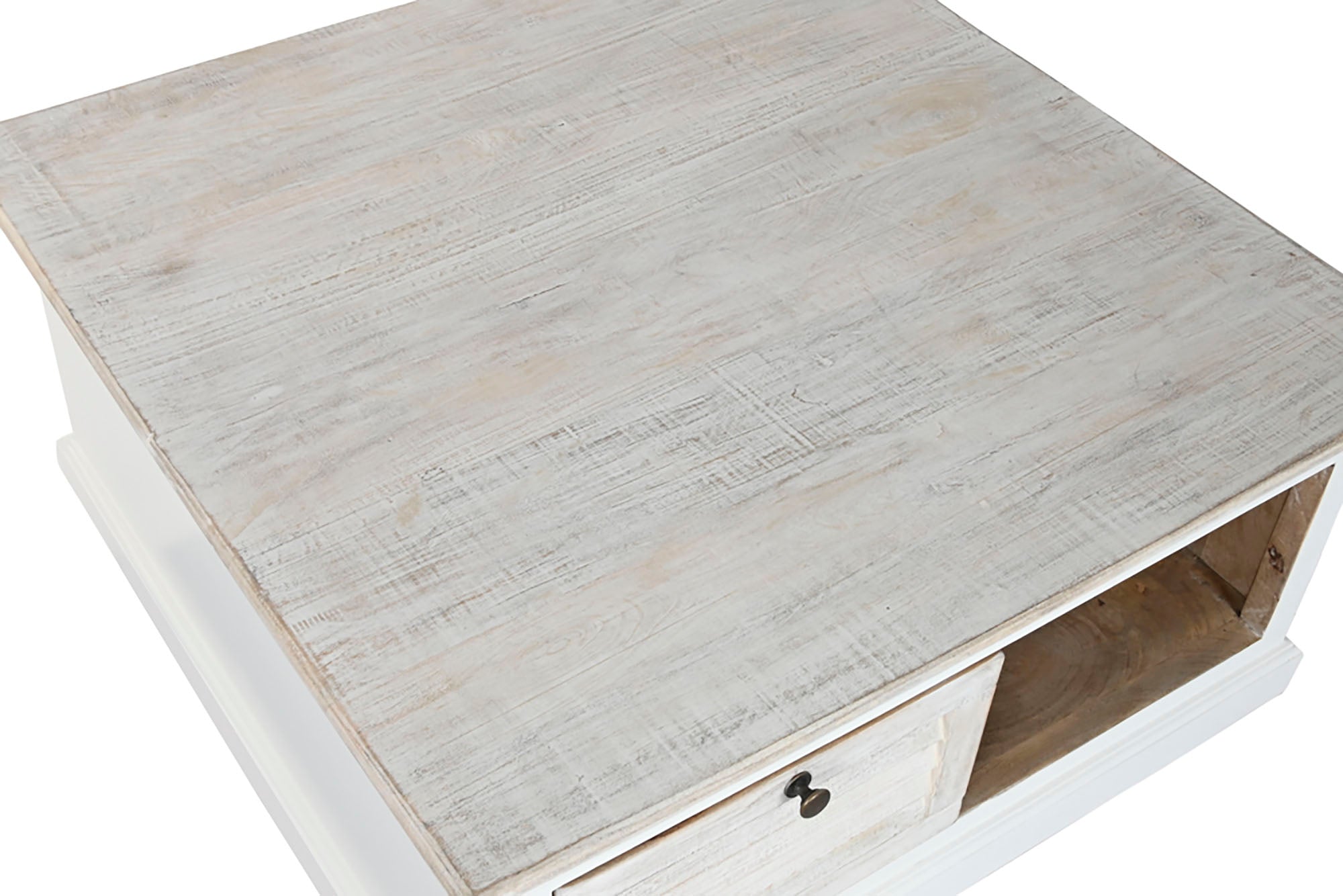 Mesa Centro Mango 90X90X40 41,67 Blanco
