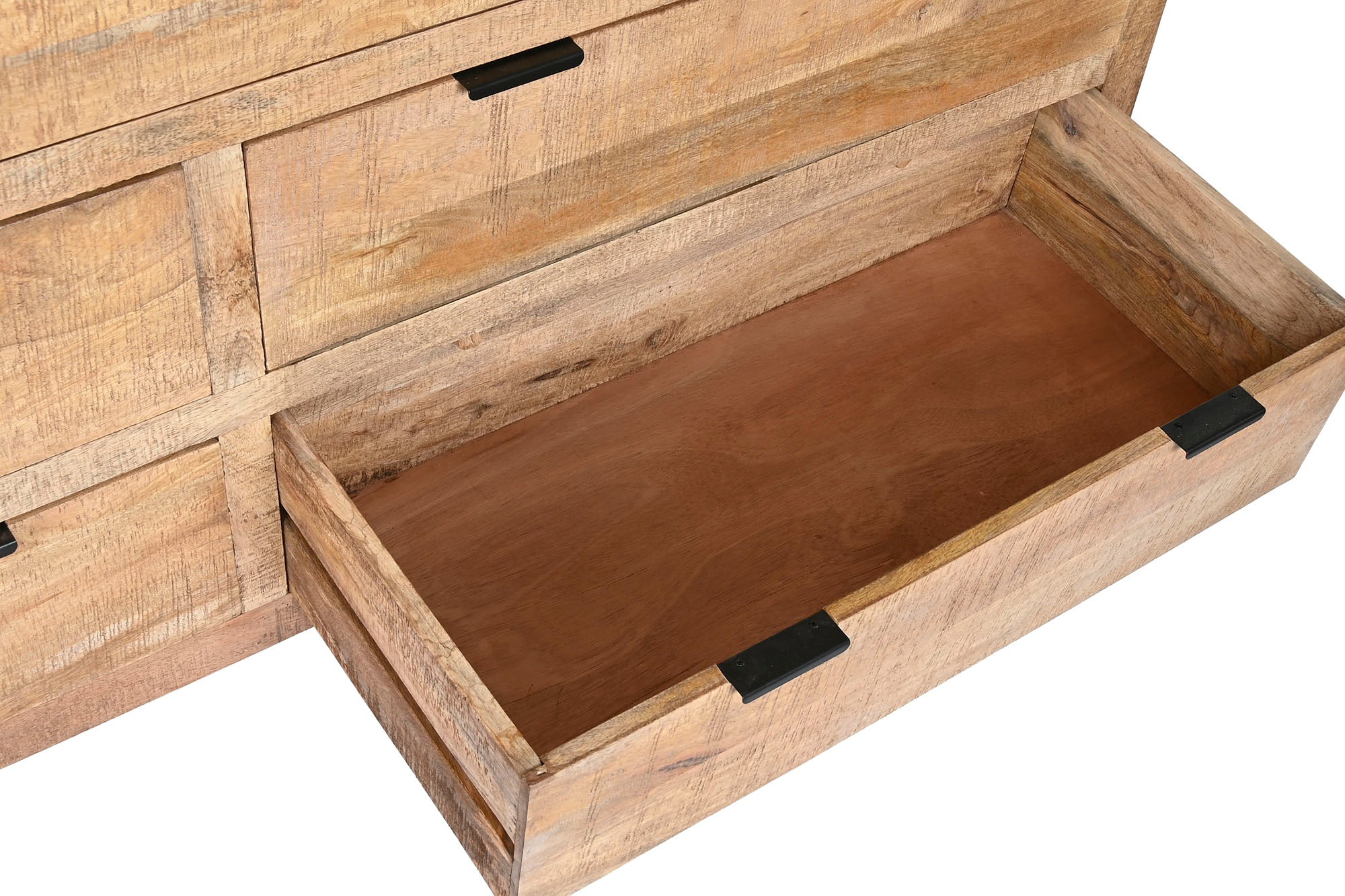Cajonera Mango Metal 180X45X91 Marron