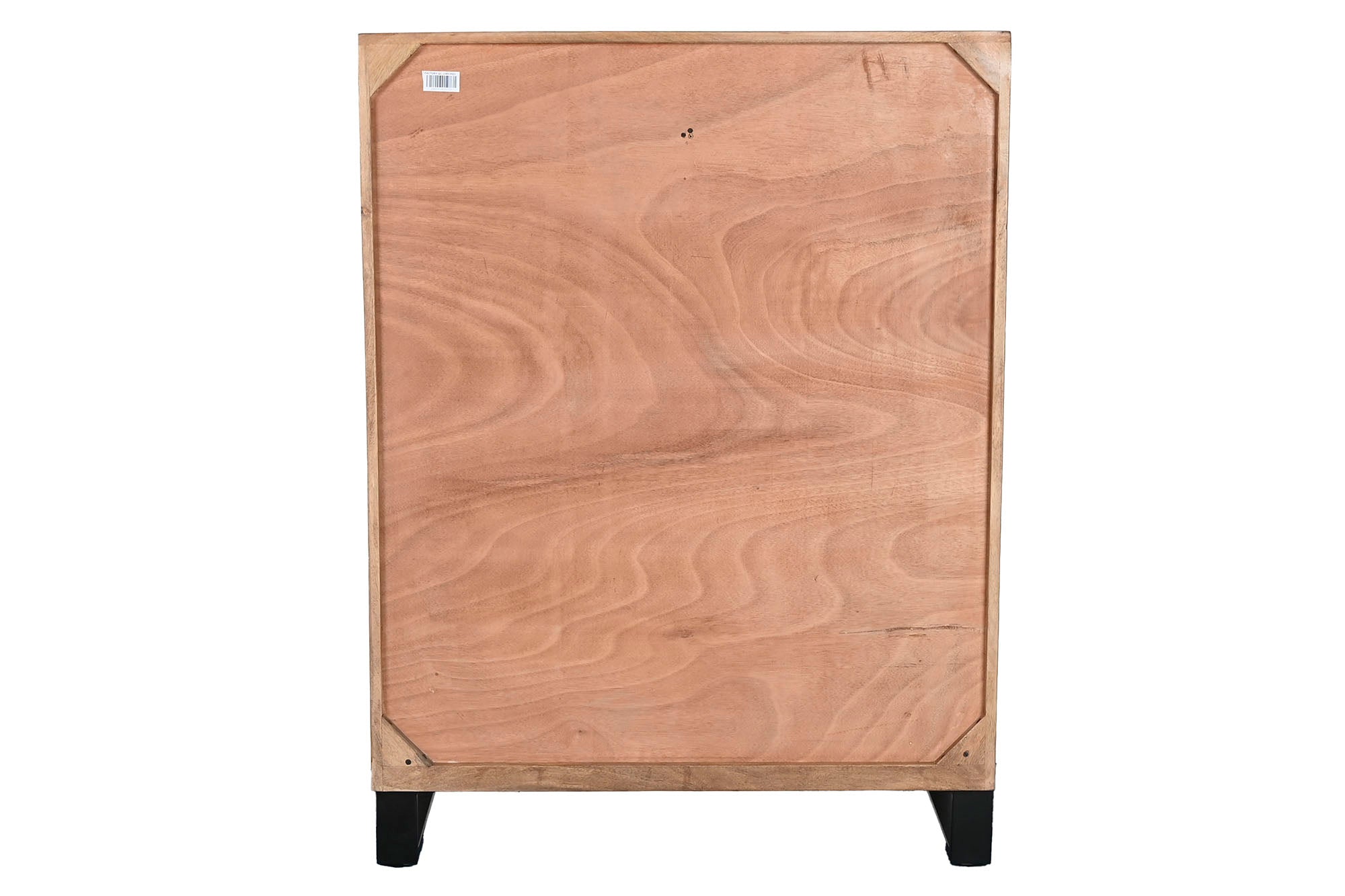 Cômoda com puxador de metal 90x45x121 marrom