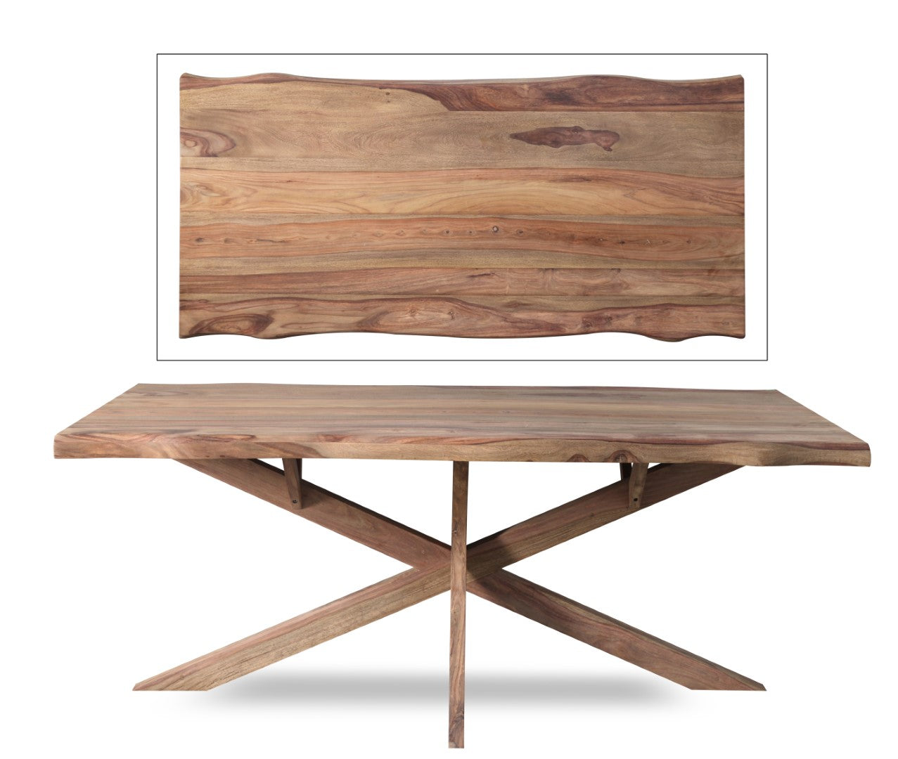 Mesa Comedor Acacia 200X90X76