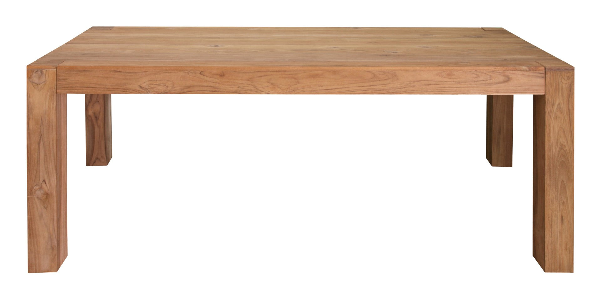 Mesa Comedor Teca 200X100X76 Marron