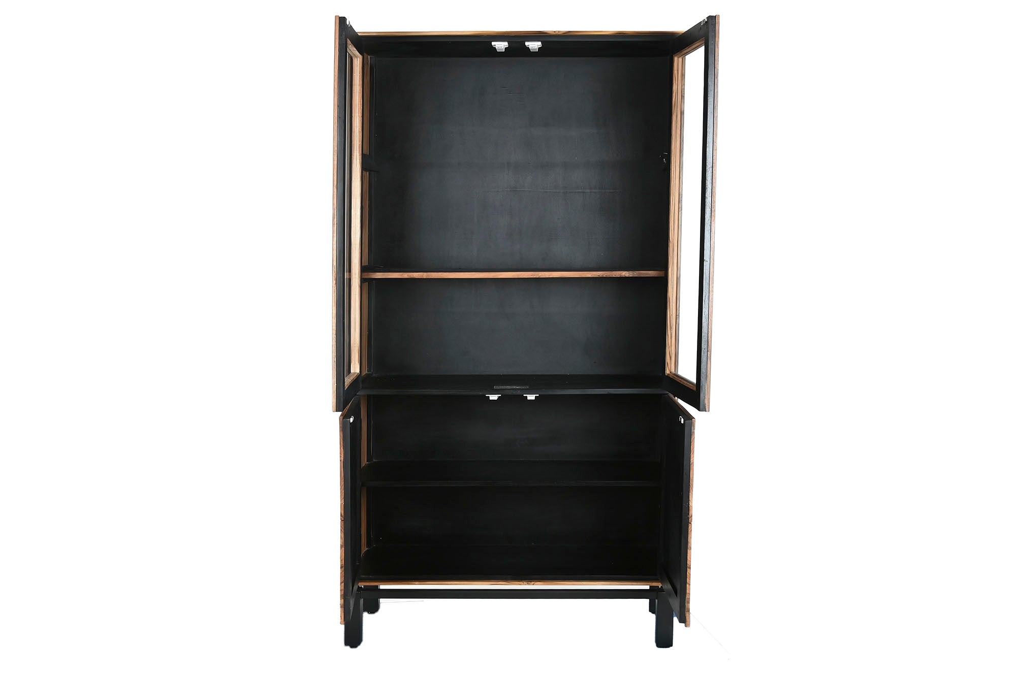 Vitrina Teca Acacia 100X40X185 Marron