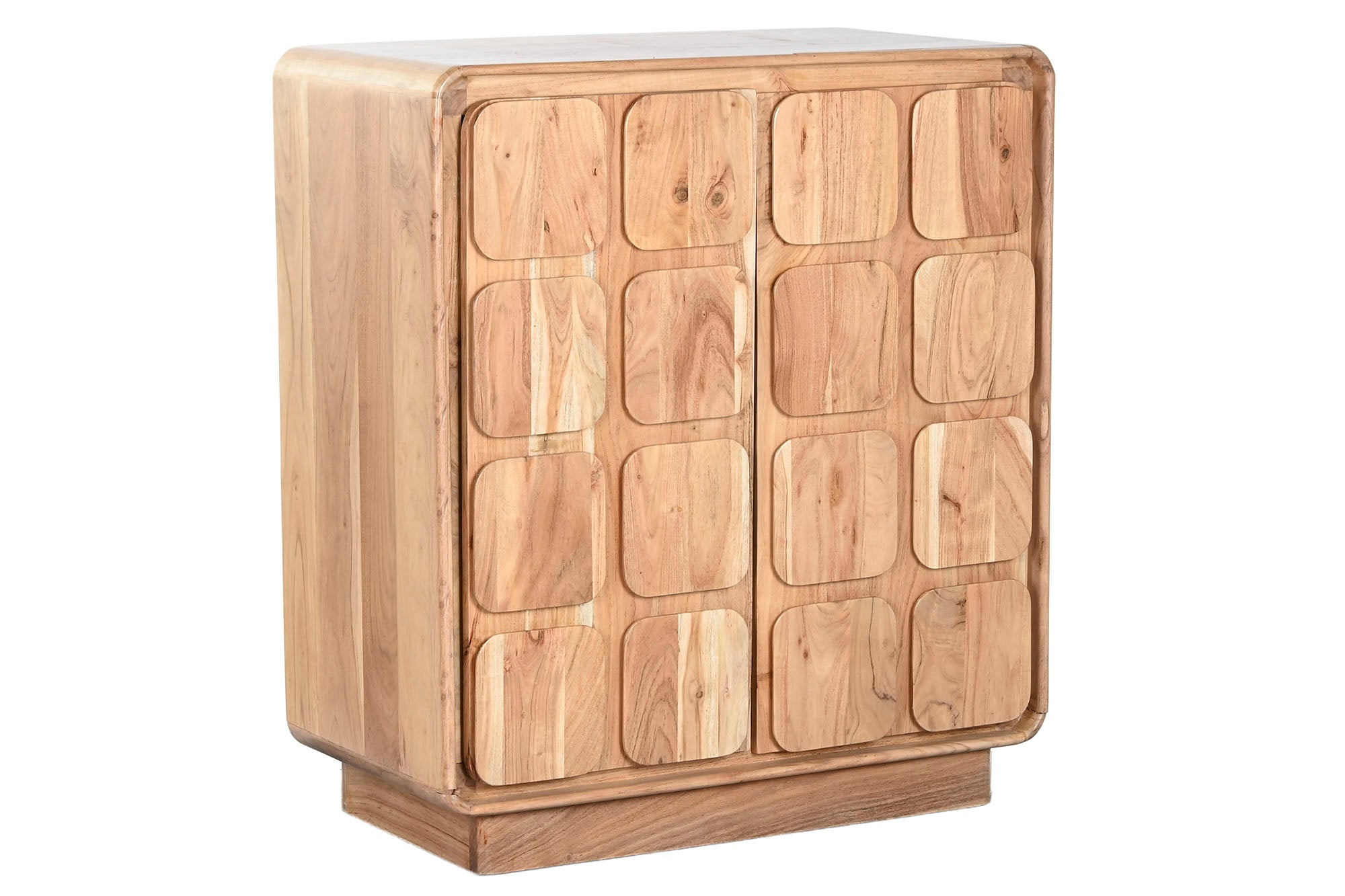 Mueble Bar Acacia Mdf 90X45X100 Natural