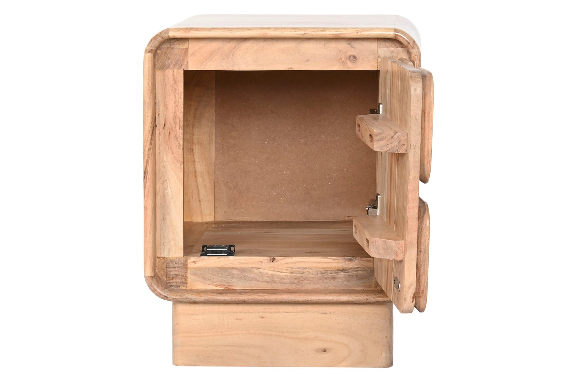 Mesita De Noche Acacia Mdf 40X40X50 17,70 Natural