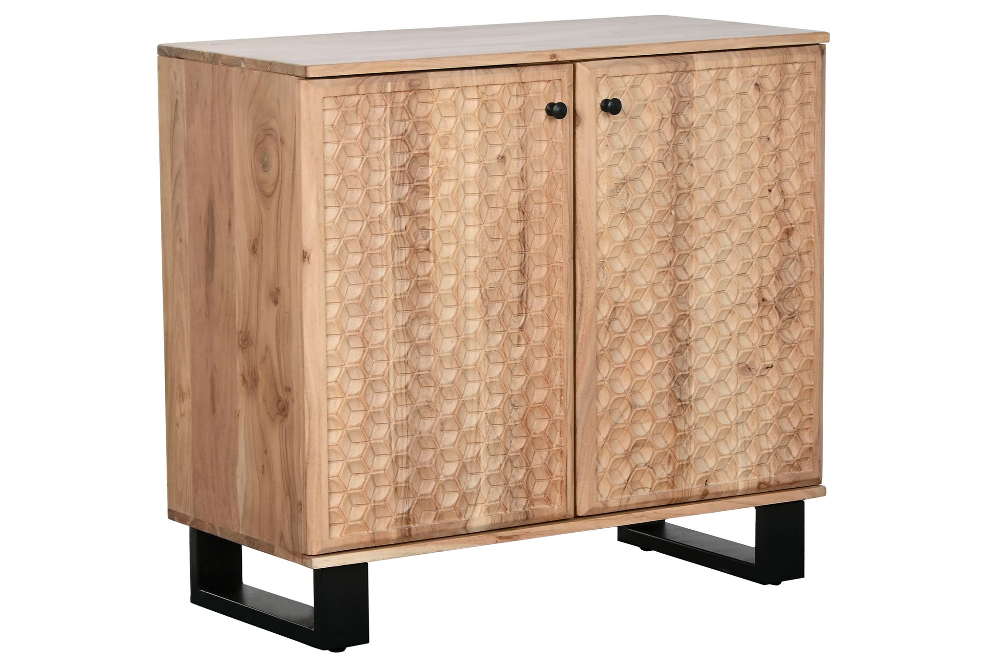 Aparador Acacia Metal 88X40X80 39,90