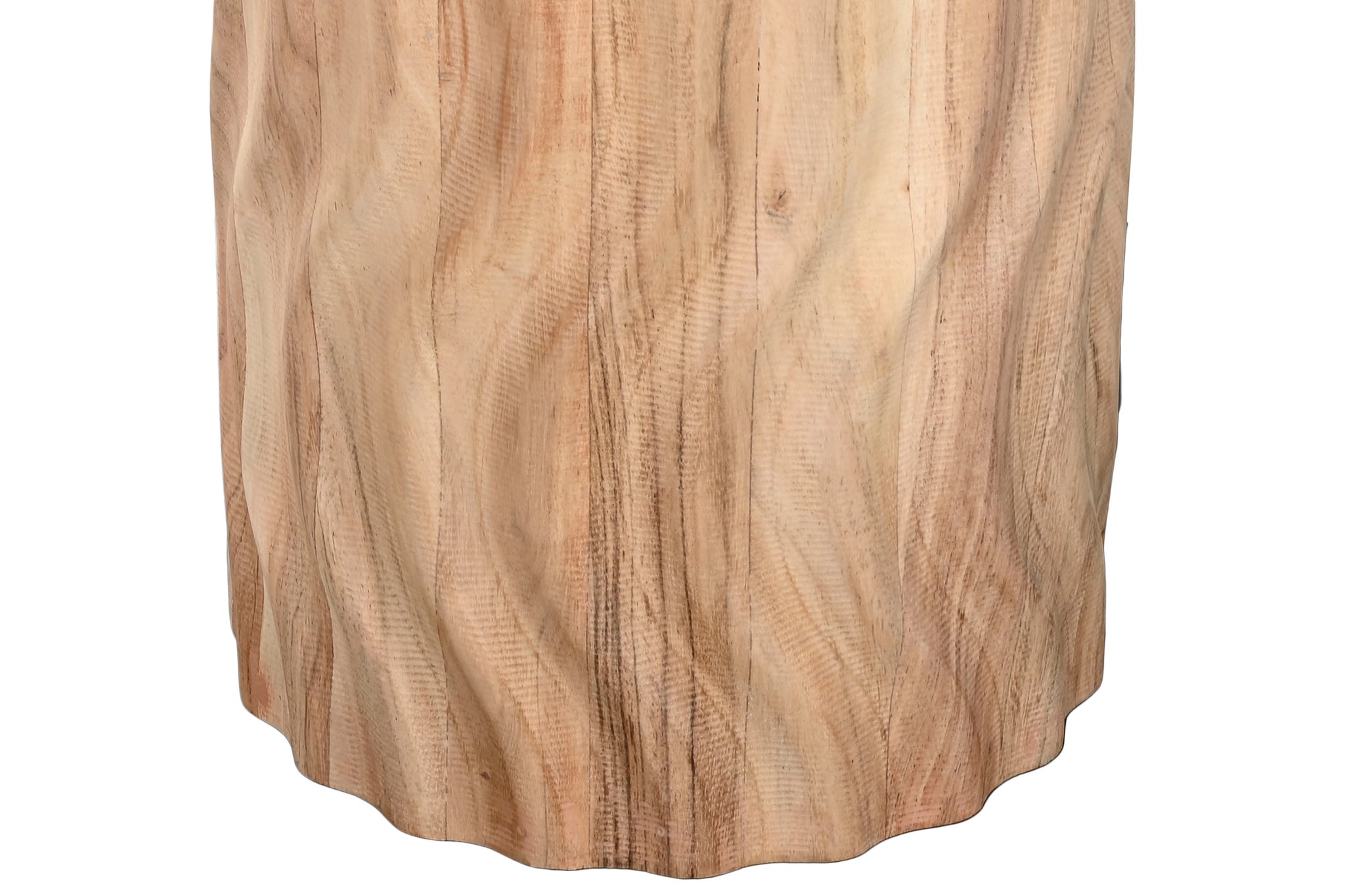 Mesa Redonda Comedor Acacia Metal 130X130X76