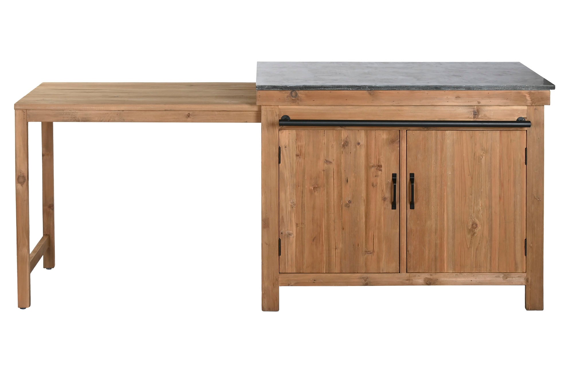 Isla Cocina Abeto 120X75X90 216 Extensible