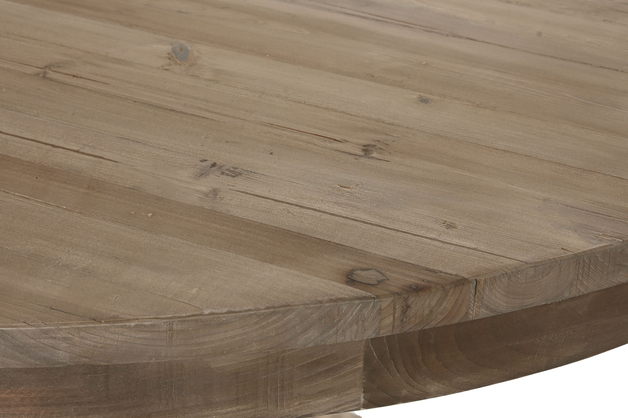 Mesa de Jantar Redonda Madeira Reciclada 140X140X76