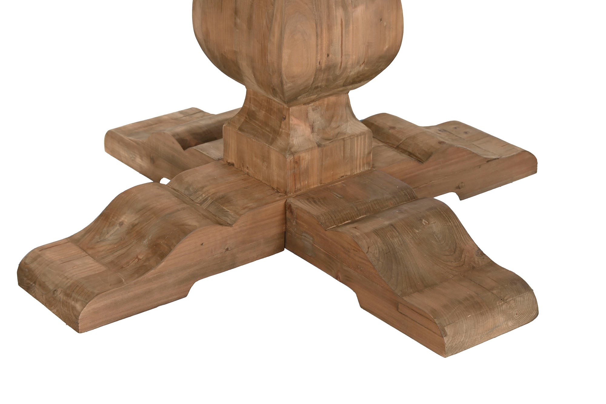 Mesa de Jantar Redonda Madeira Reciclada 140X140X76