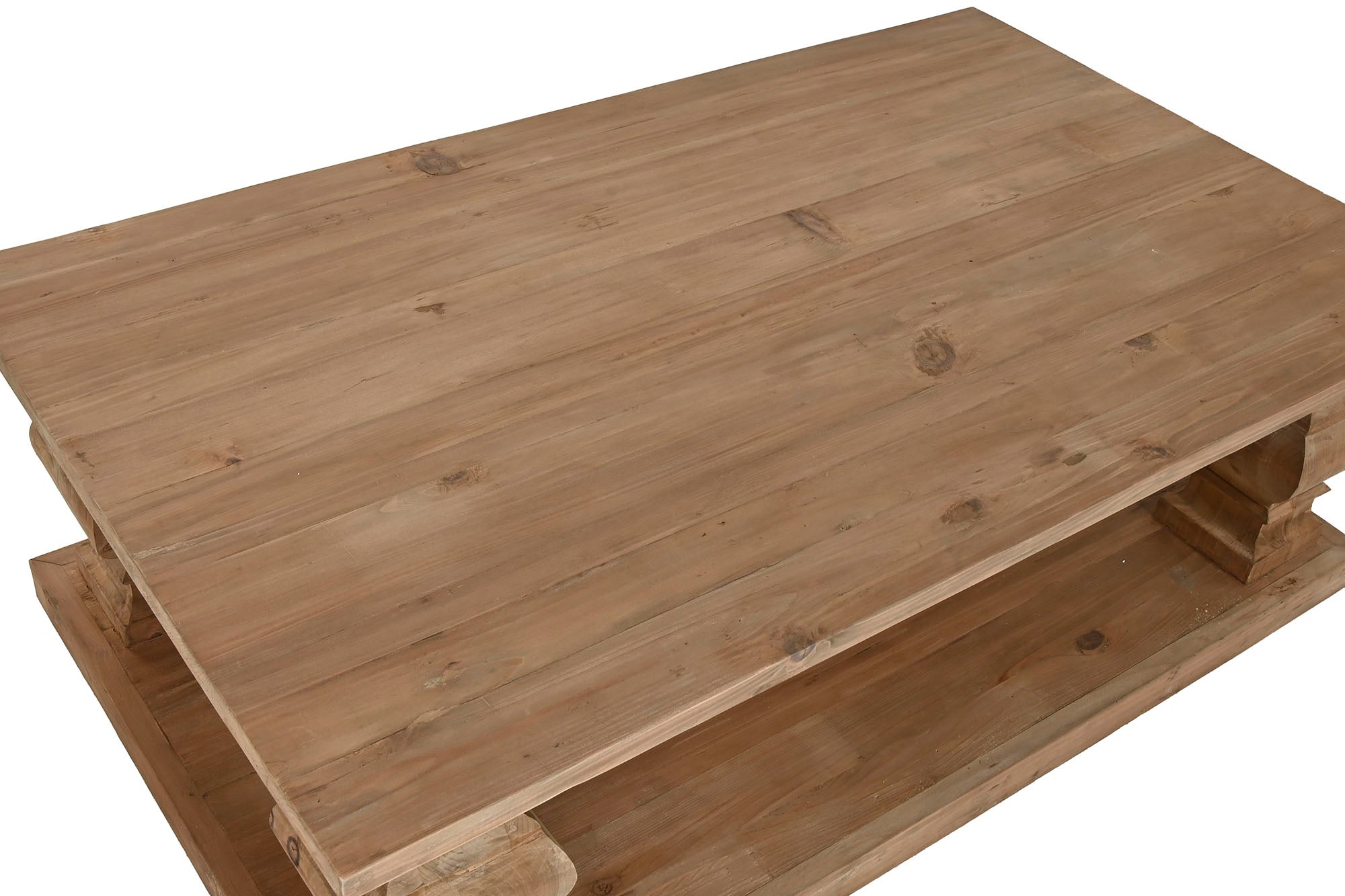 Mesa Centro Madera Reciclada Abeto 152X91X48