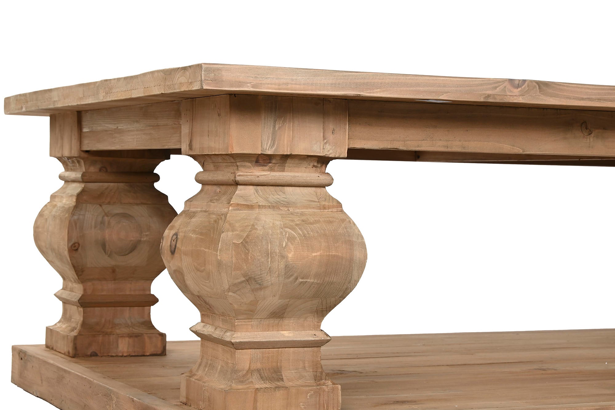 Mesa Centro Madera Reciclada Abeto 152X91X48