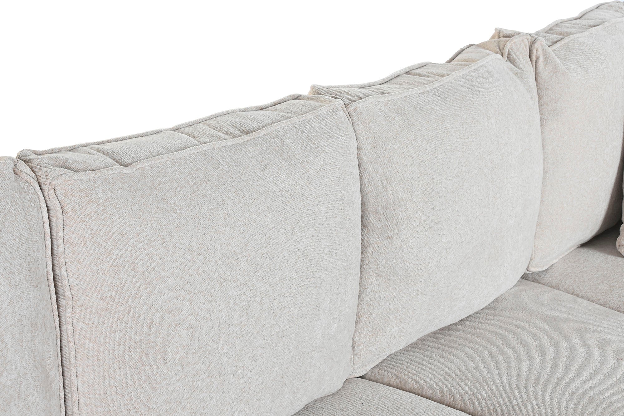 Sofa Cama Poliester 285X260X90 Beige