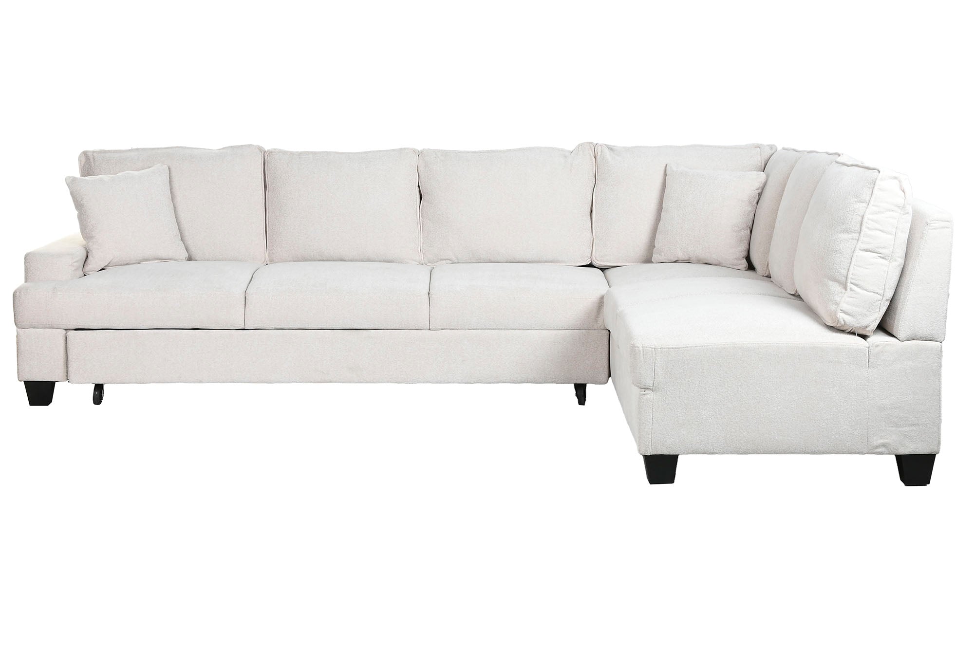 Sofa Cama Poliester 285X260X90 Beige