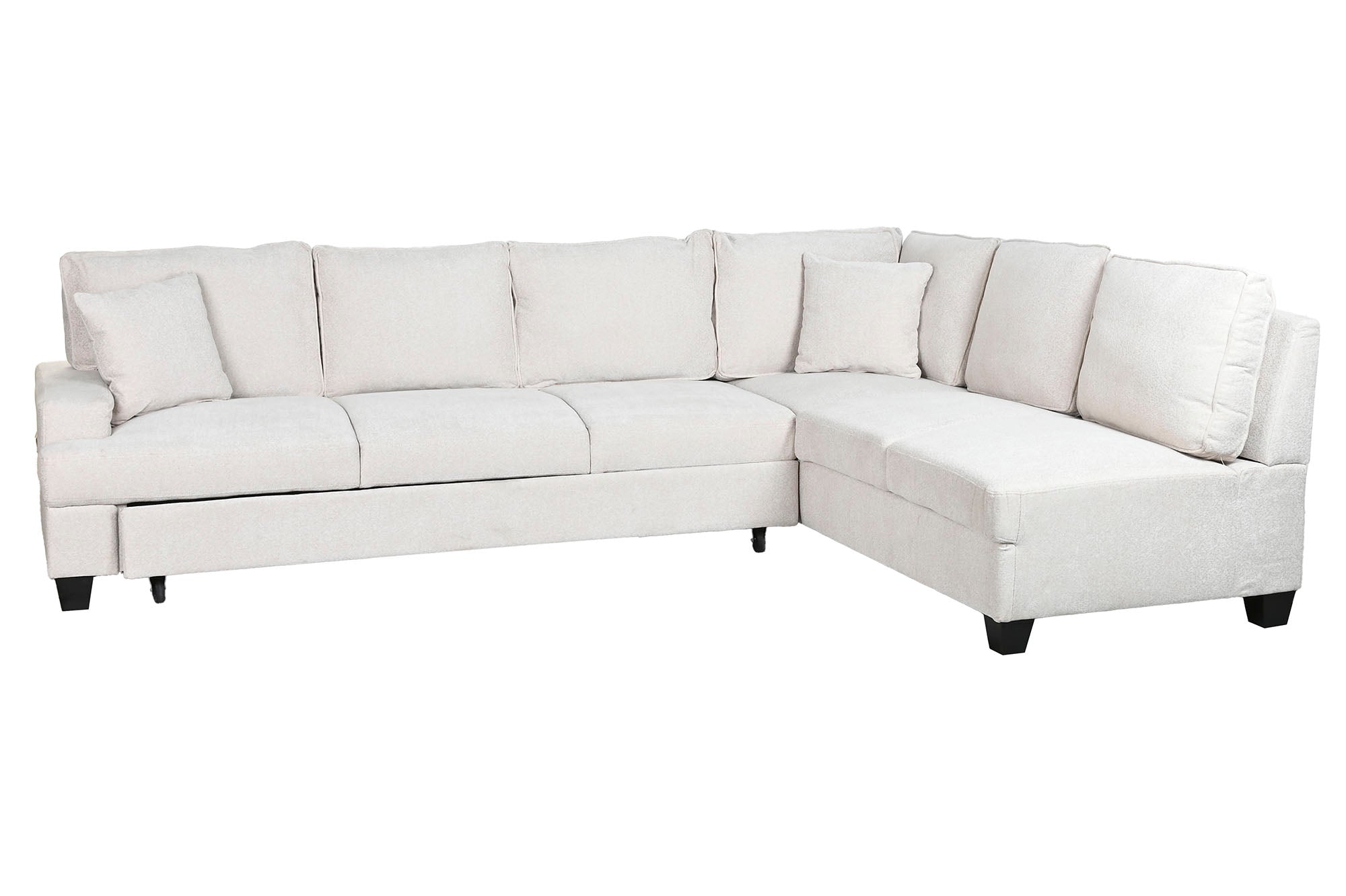 Sofa Cama Poliester 285X260X90 Beige