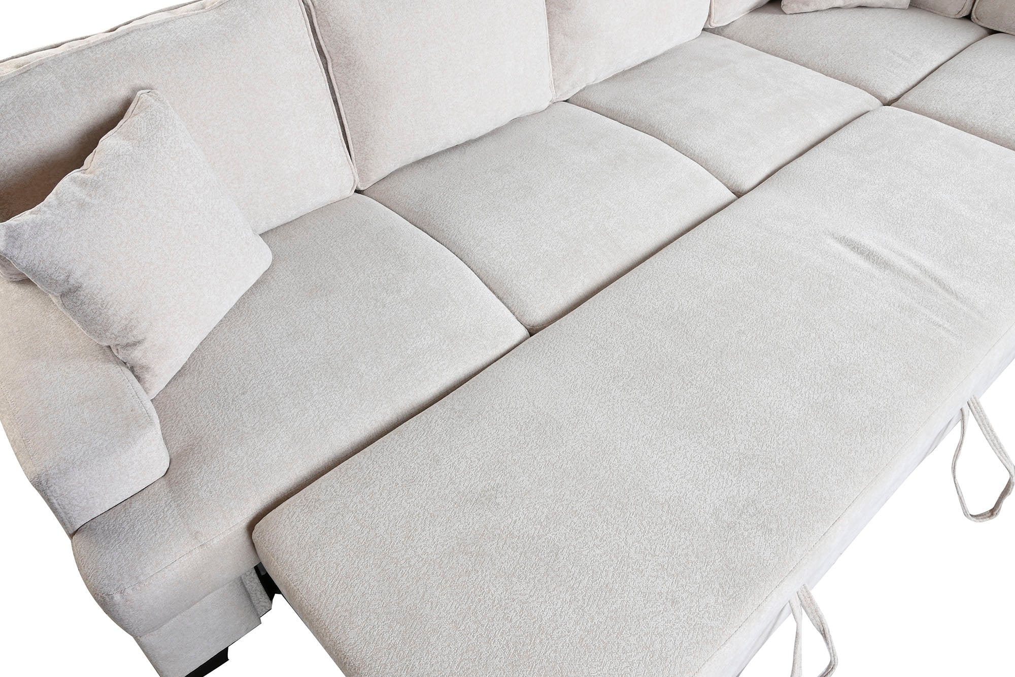 Sofa Cama Poliester 285X260X90 Beige