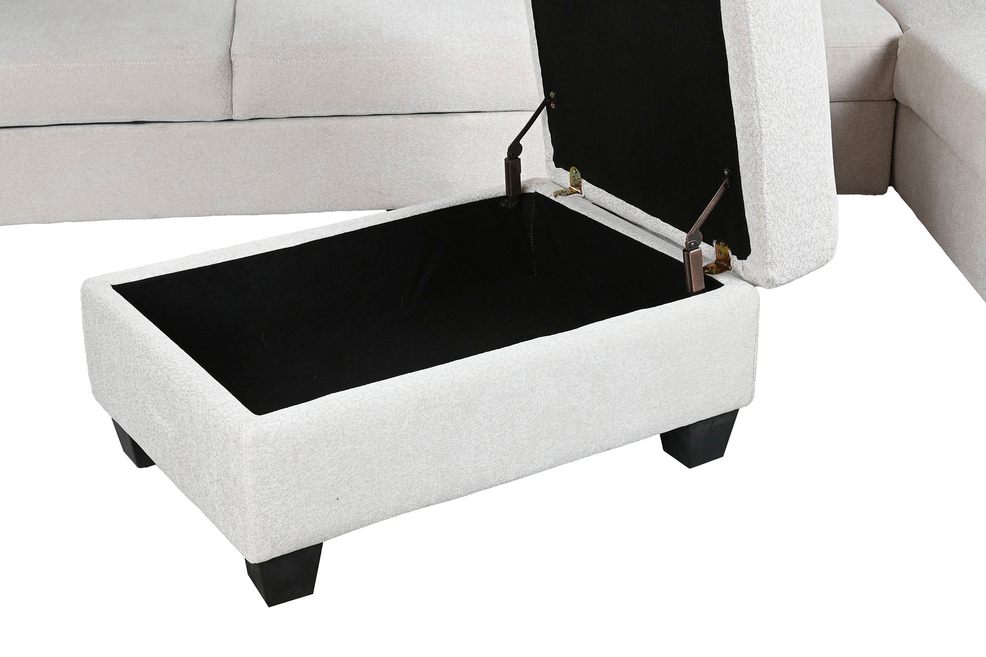 Sofa Cama Poliester 285X260X90 Beige