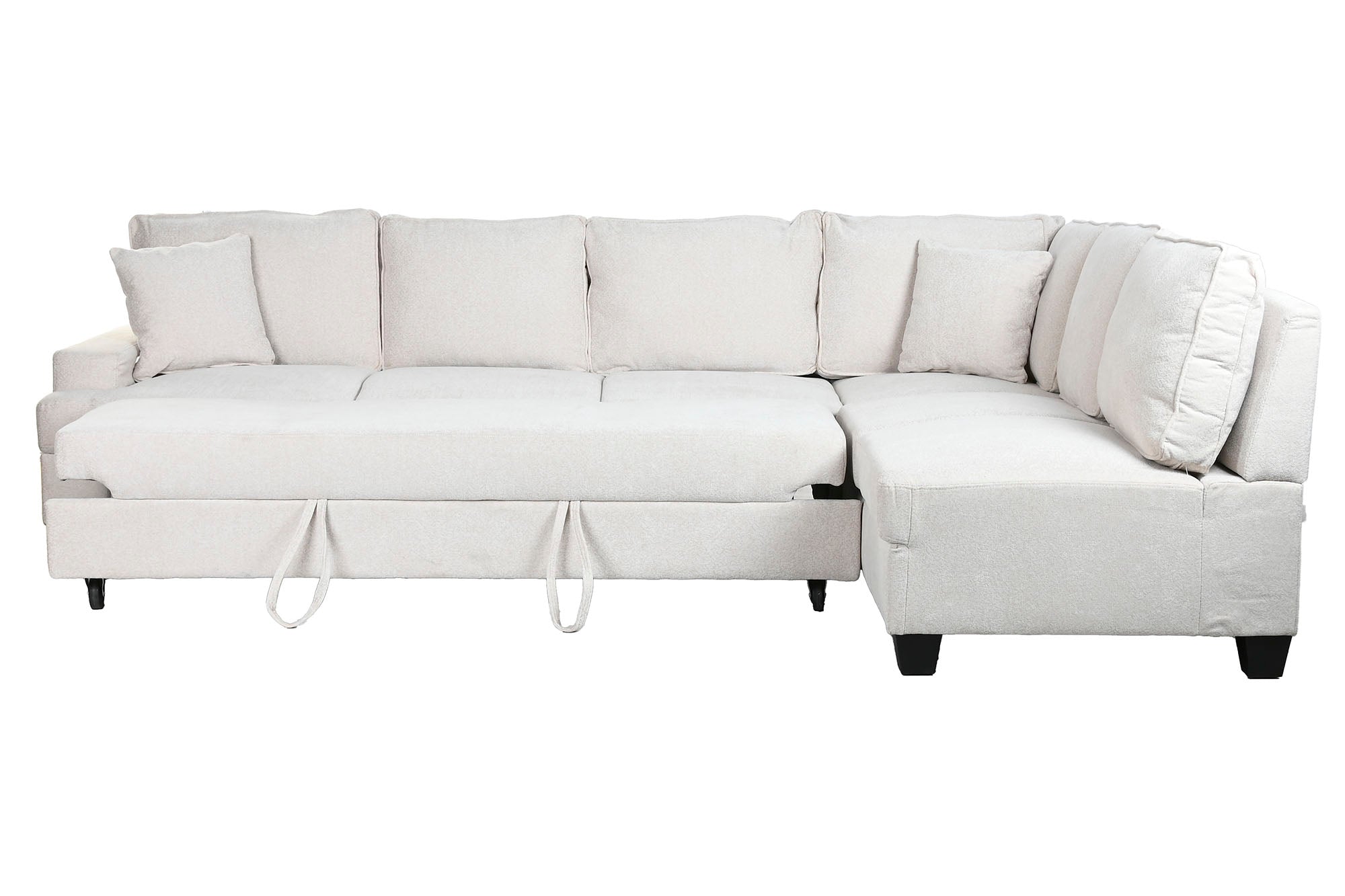 Sofa Cama Poliester 285X260X90 Beige
