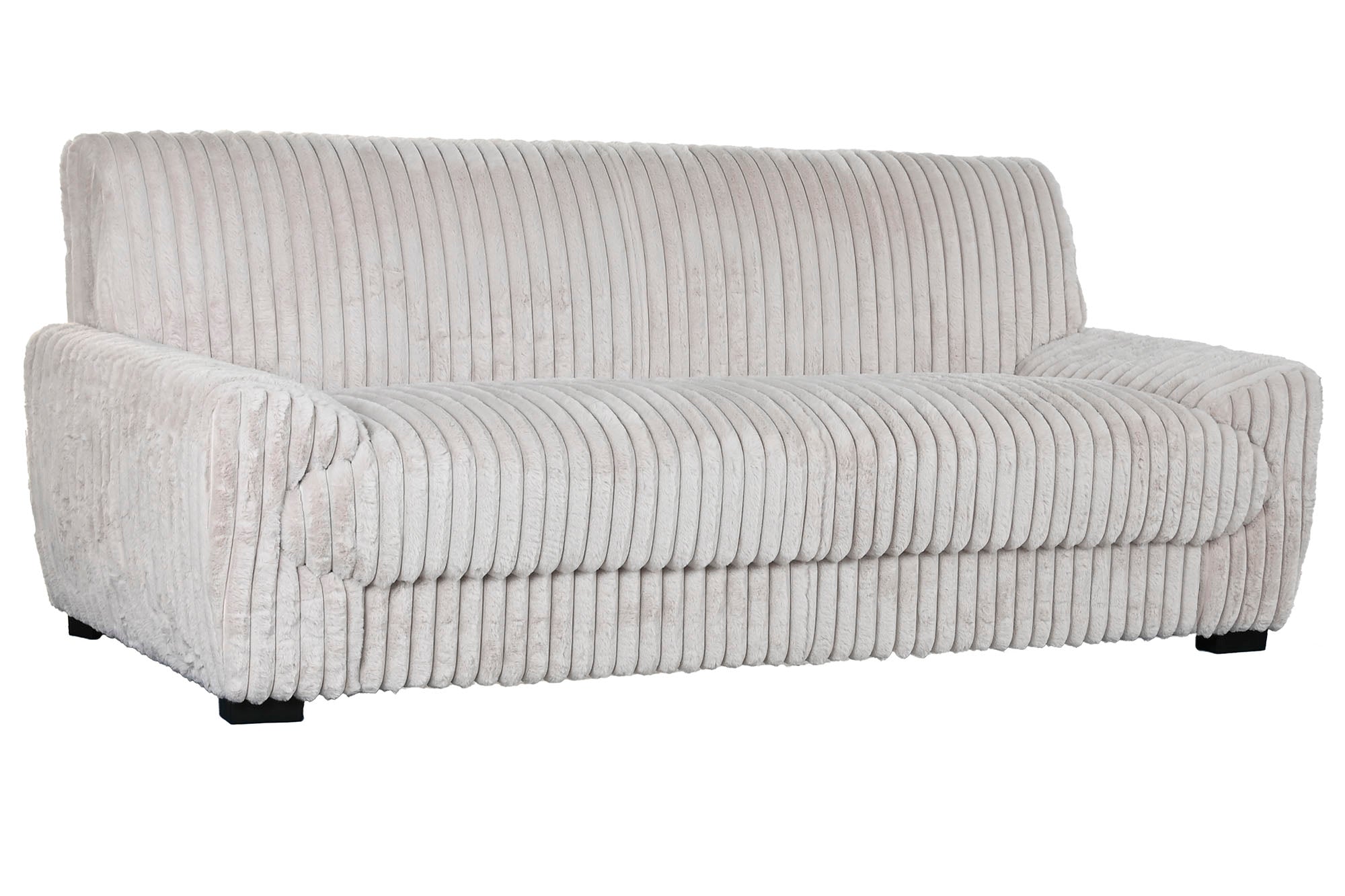 Sofa Poliester 198X84X79 Pelo Beige