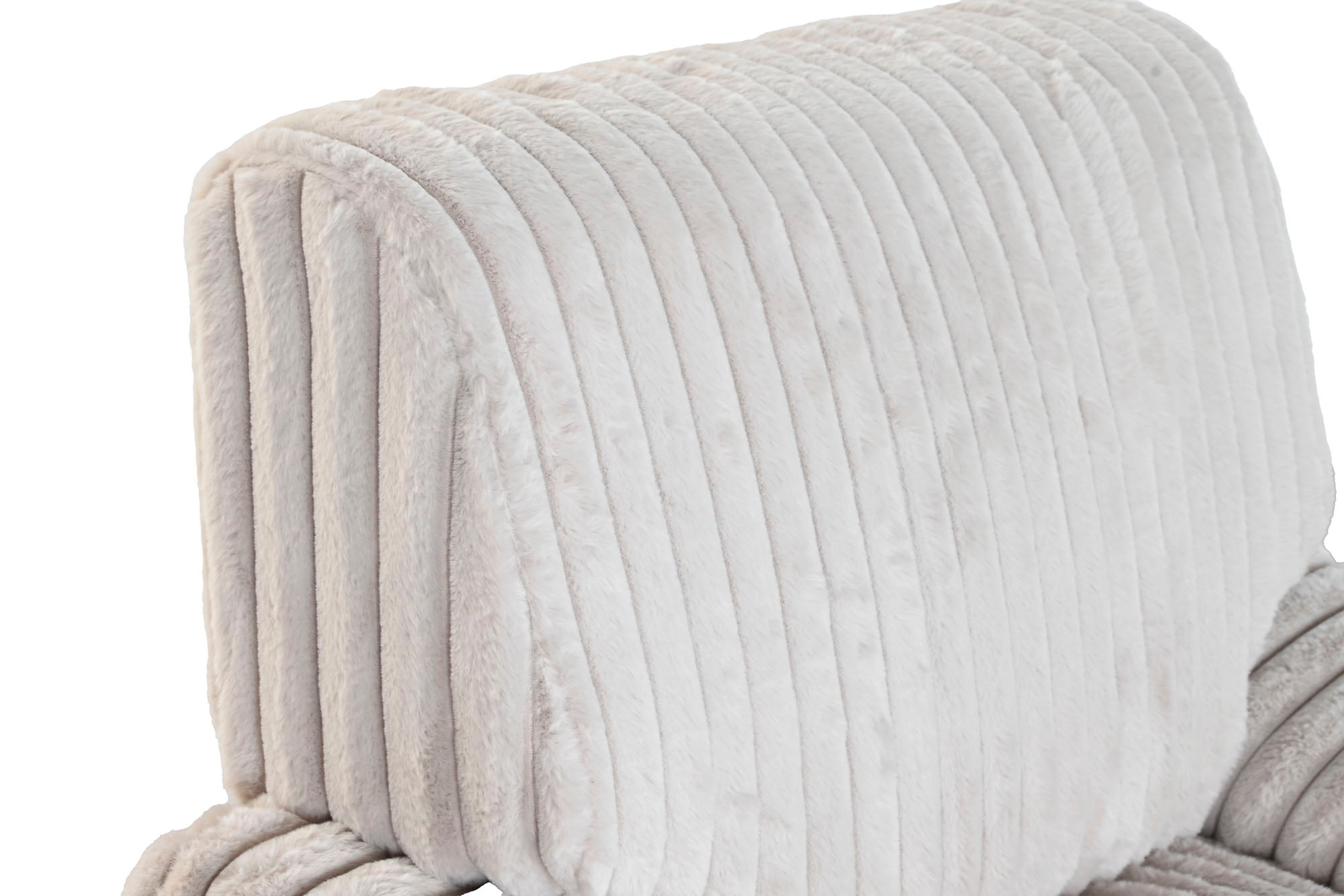 Polyester Armchair 98X84X79 Beige Hair