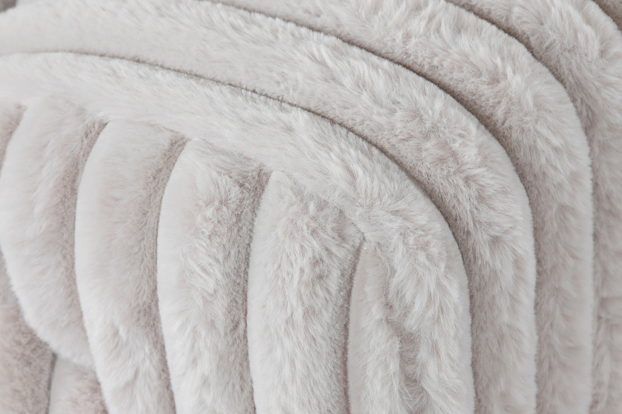 Polyester Armchair 98X84X79 Beige Hair