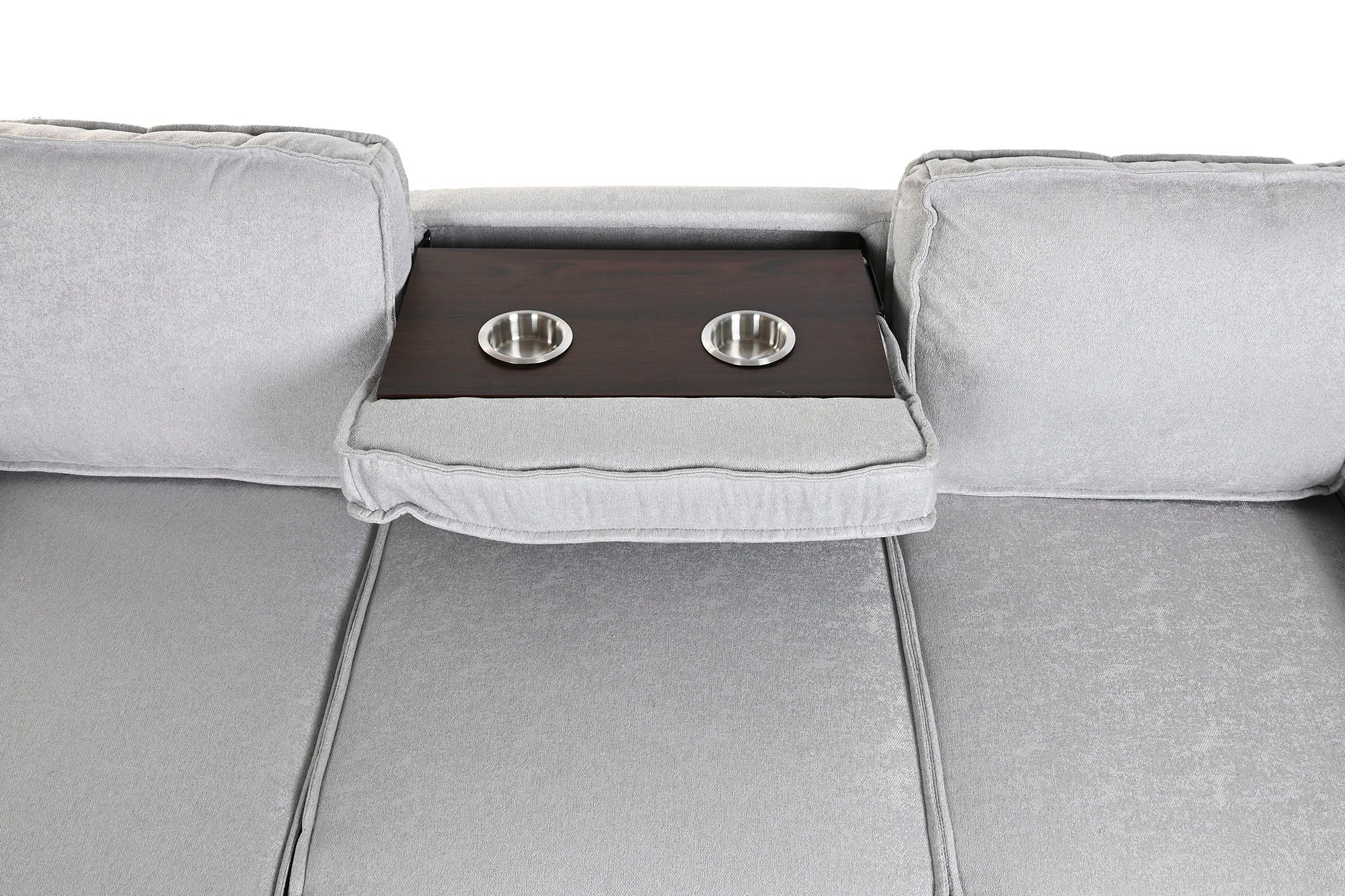 Sofa Cama Poliester 220X153X88 Gris Claro